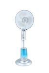 Standventilator mit Sprühnebel FOGGY silber schräge Ansicht
