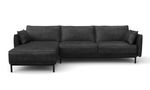 Ecksofa ELVIS anthrazit frontale Ansicht
