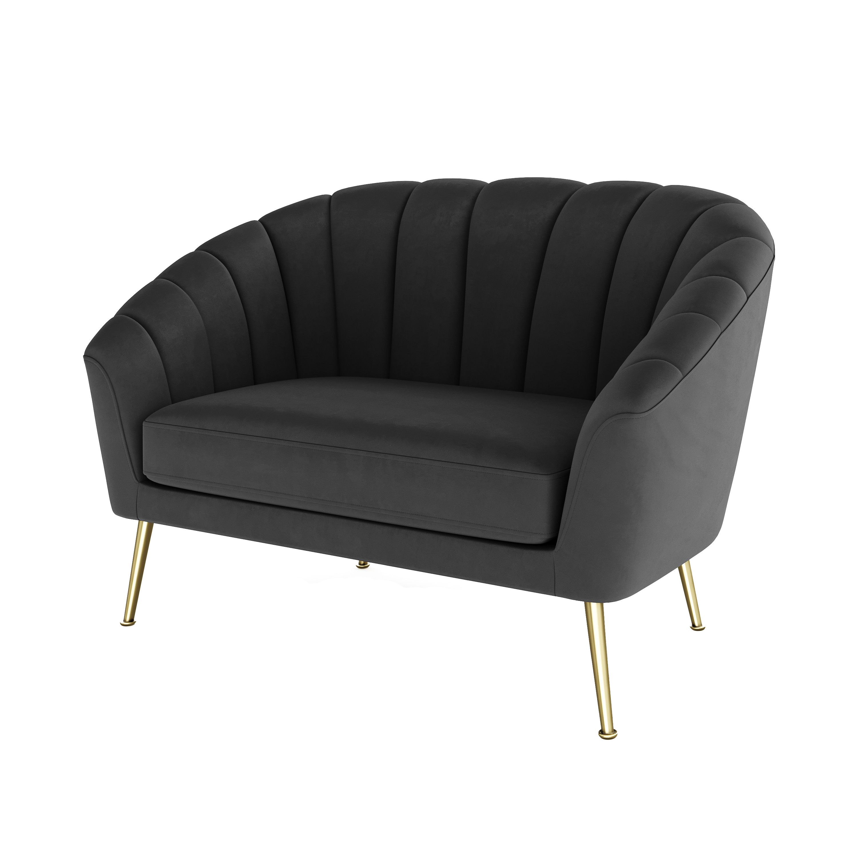 Sofa Samt DARIA anthrazit
