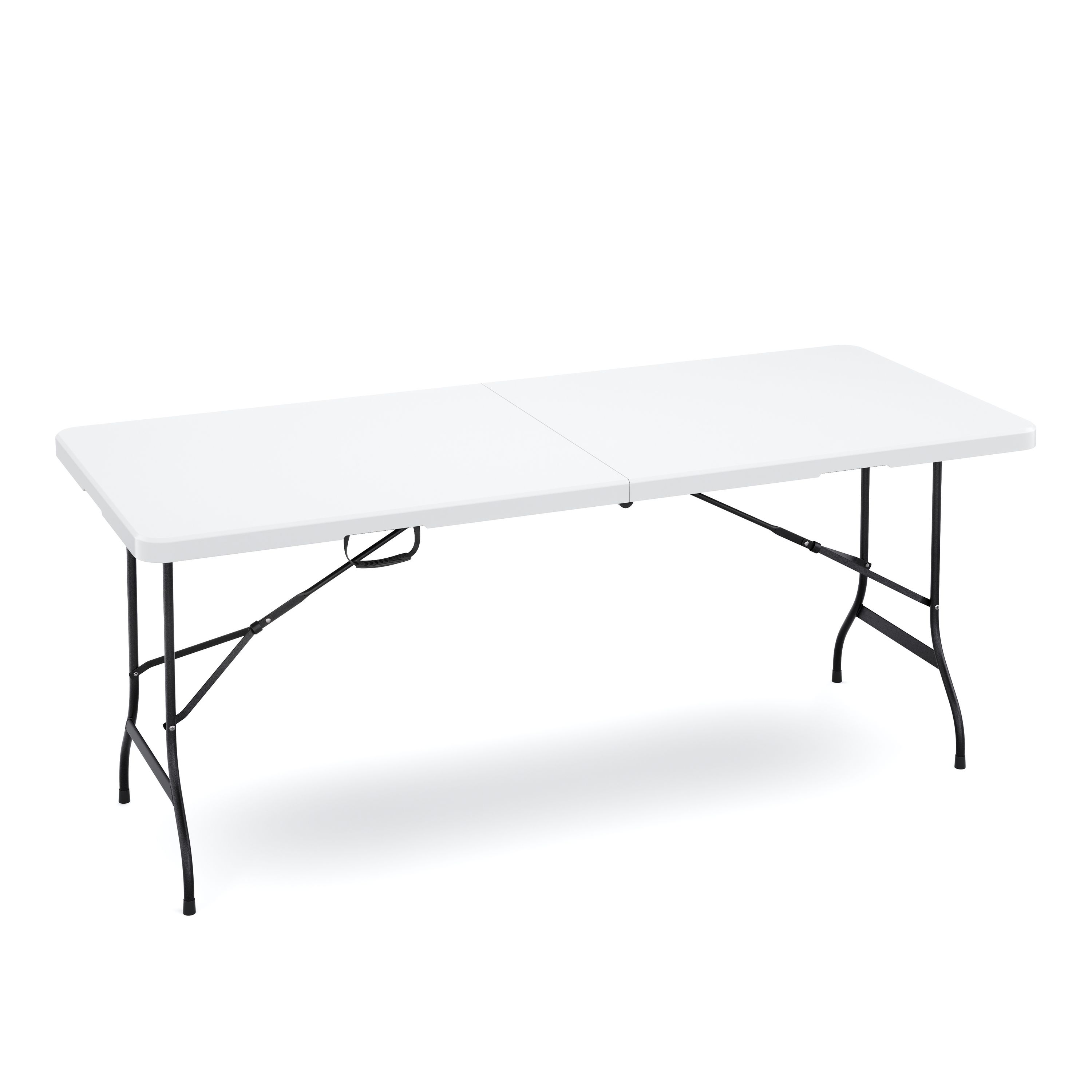 Campingtisch klappbar 180 x 75 cm weiss