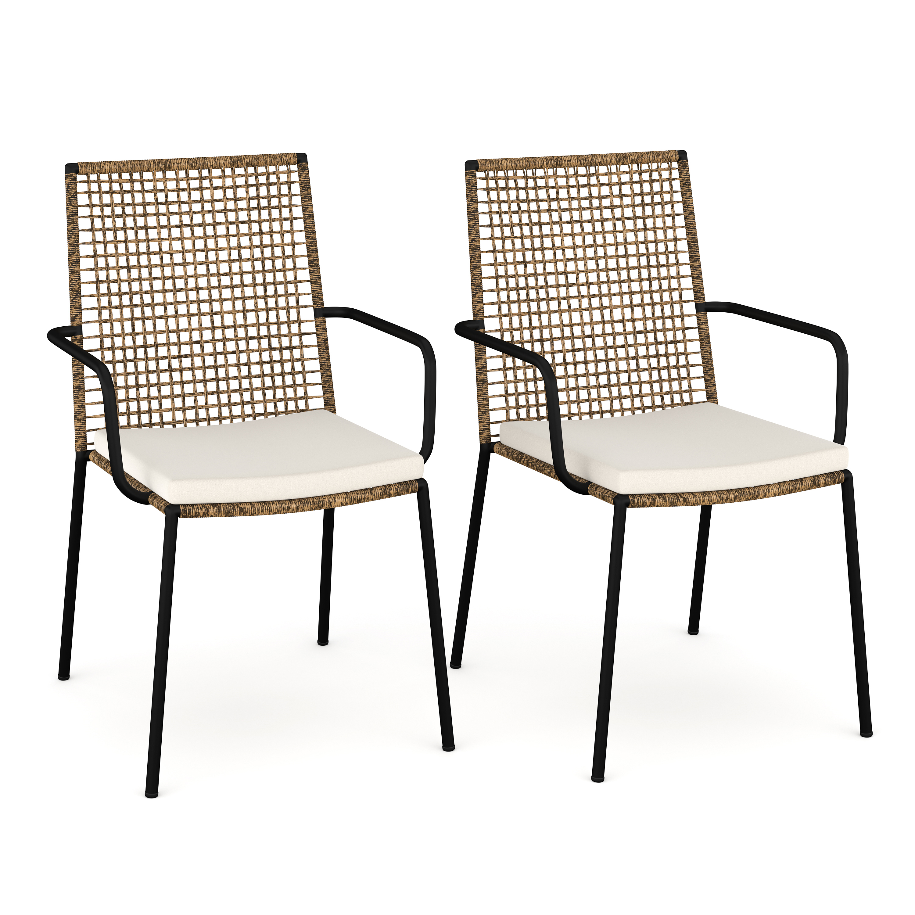 Gartenstuhl JAX 2er Set beige