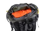Wanderrucksack LUAR 60L grün Nahaufnahme oben