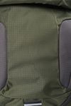 Wanderrucksack LUAR 60L grün Nahaufnahme Material