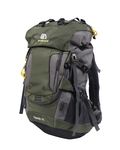 Wanderrucksack LUAR 60L grün schräge Ansicht