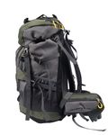 Wanderrucksack LUAR 60L grün Seitenansicht