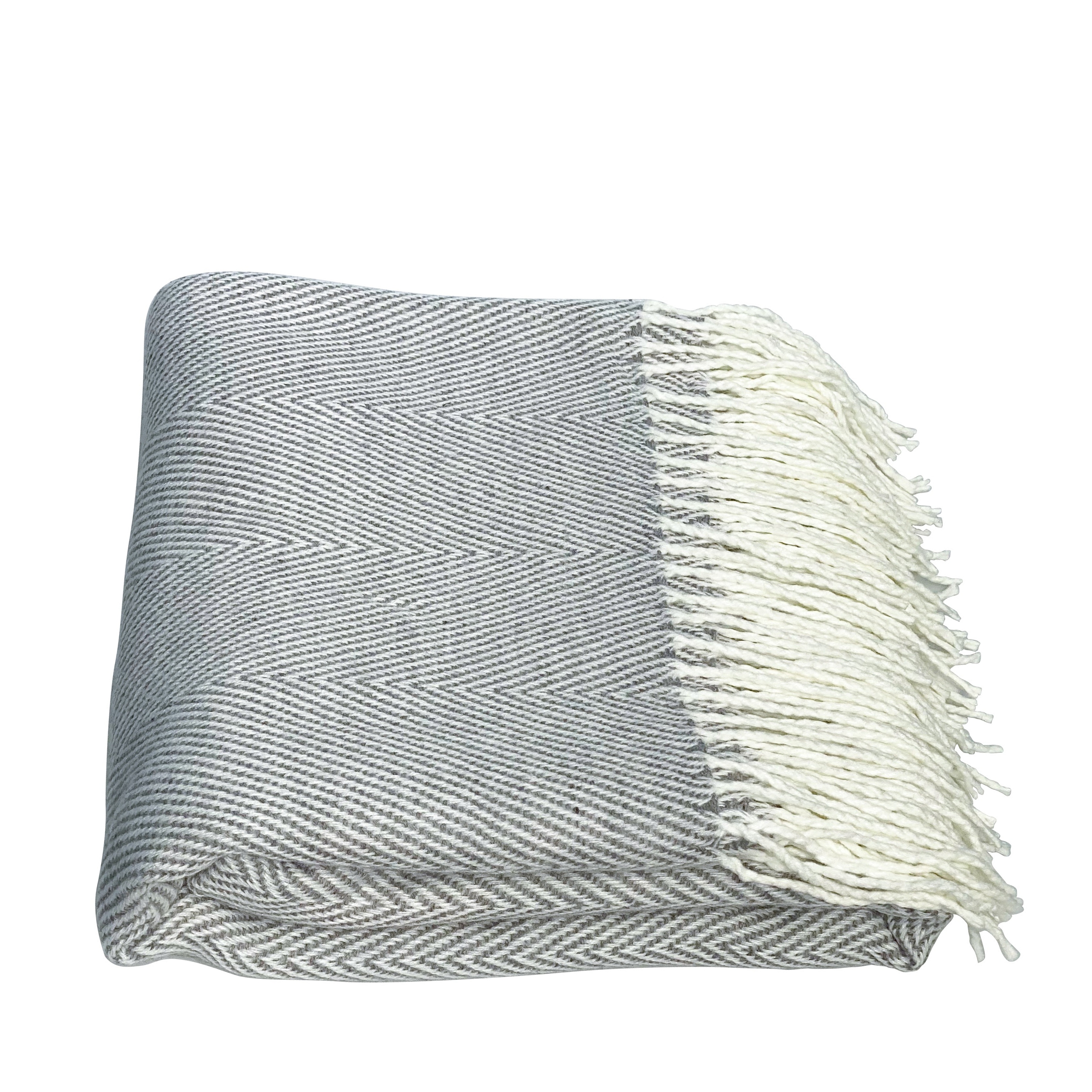 Kuscheldecke SASHA 130 x 170 cm grau