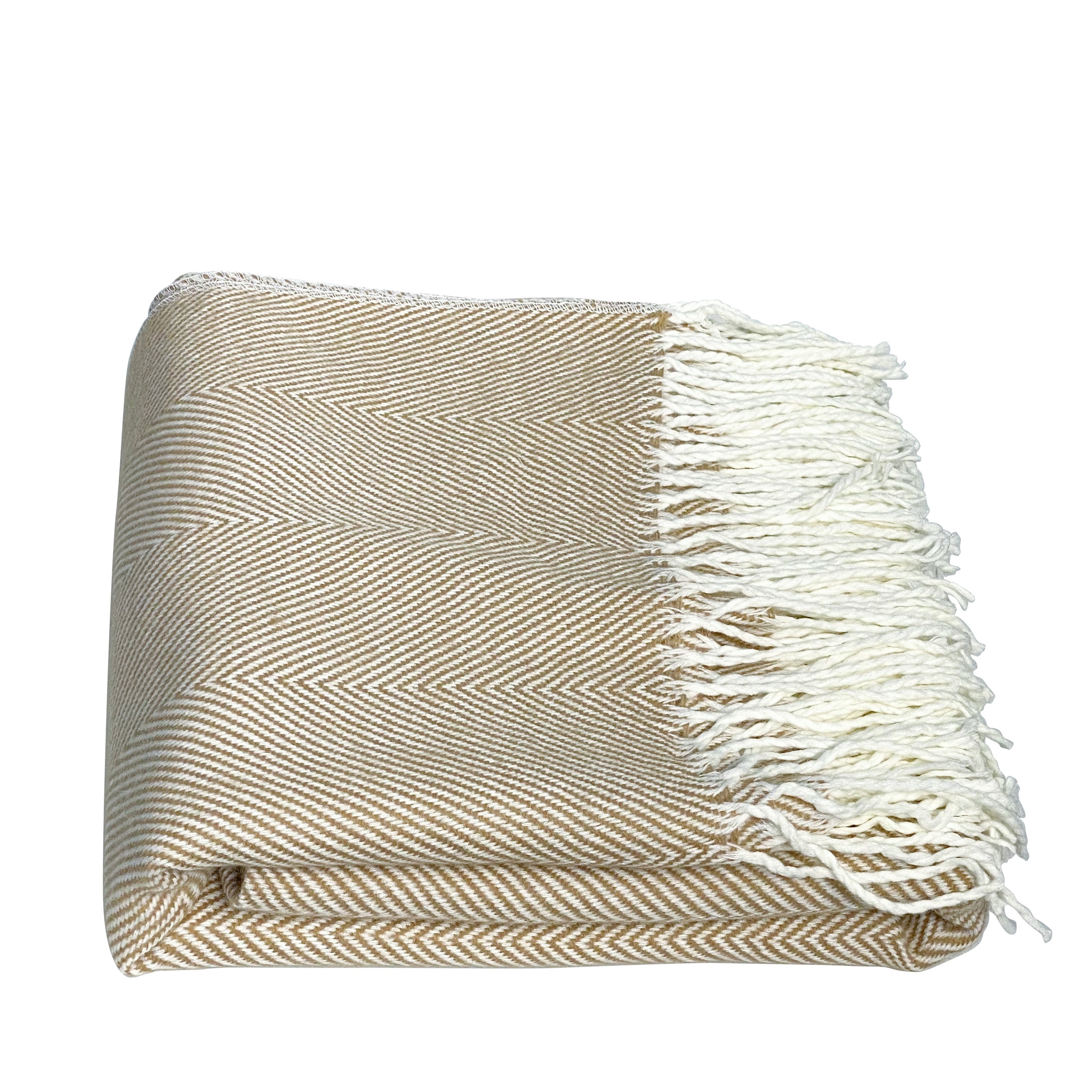 Kuscheldecke SASHA 130 x 170 cm beige