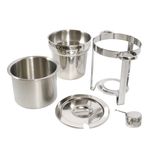 Chafing Dish Speisewärmer Edelstahl 7L Einzelteile