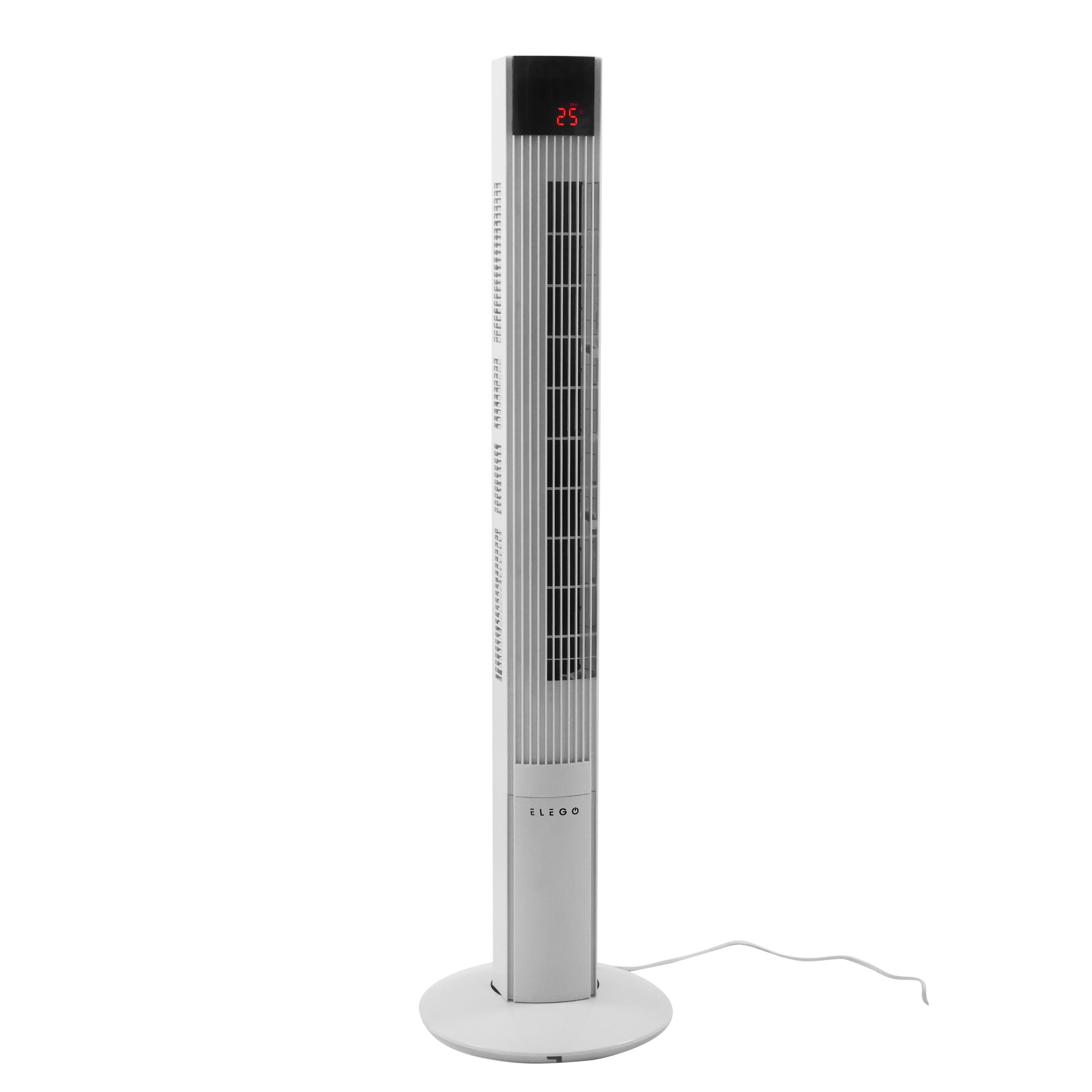 Turmventilator 117 cm weiss
