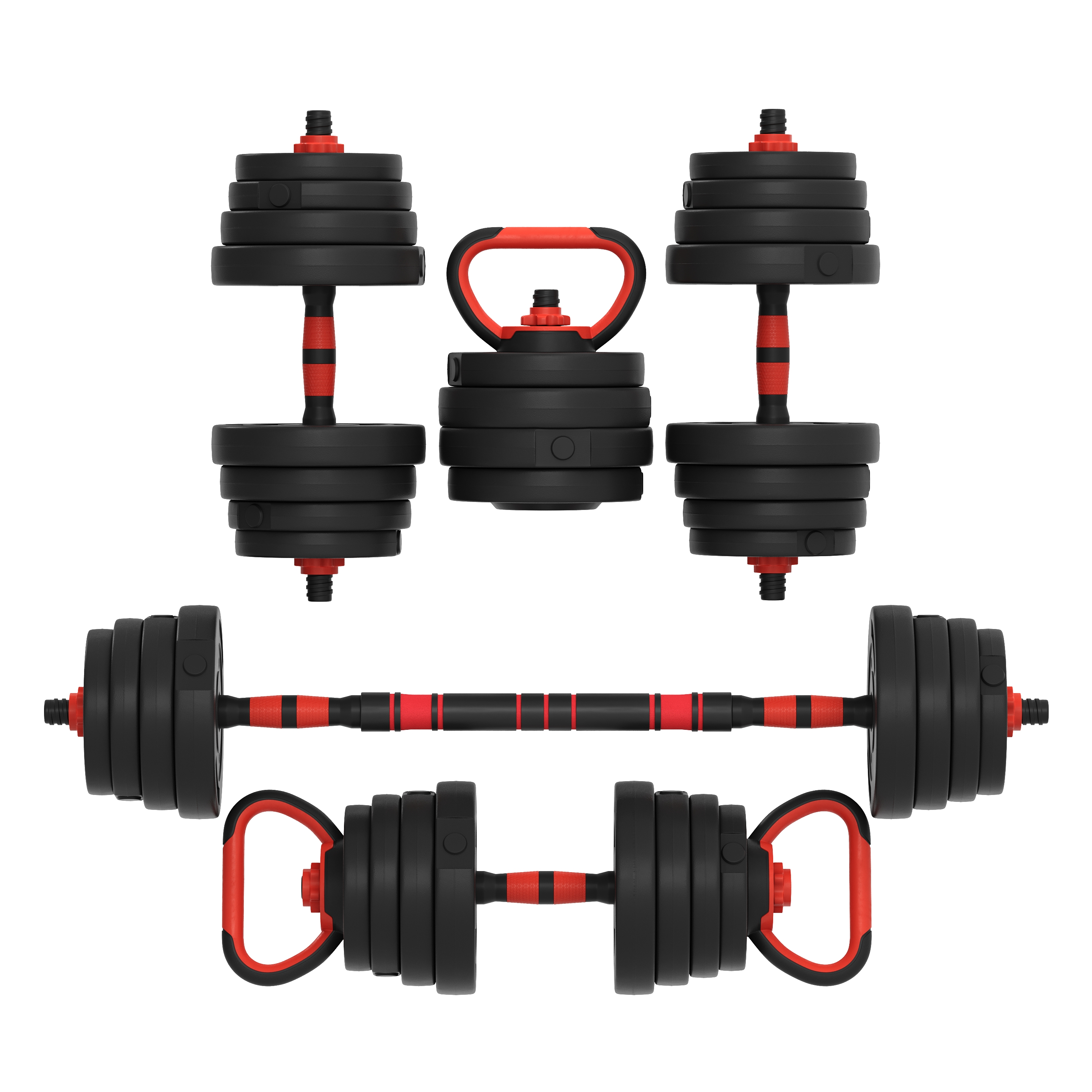 Hantelset 3-in-1 30 kg