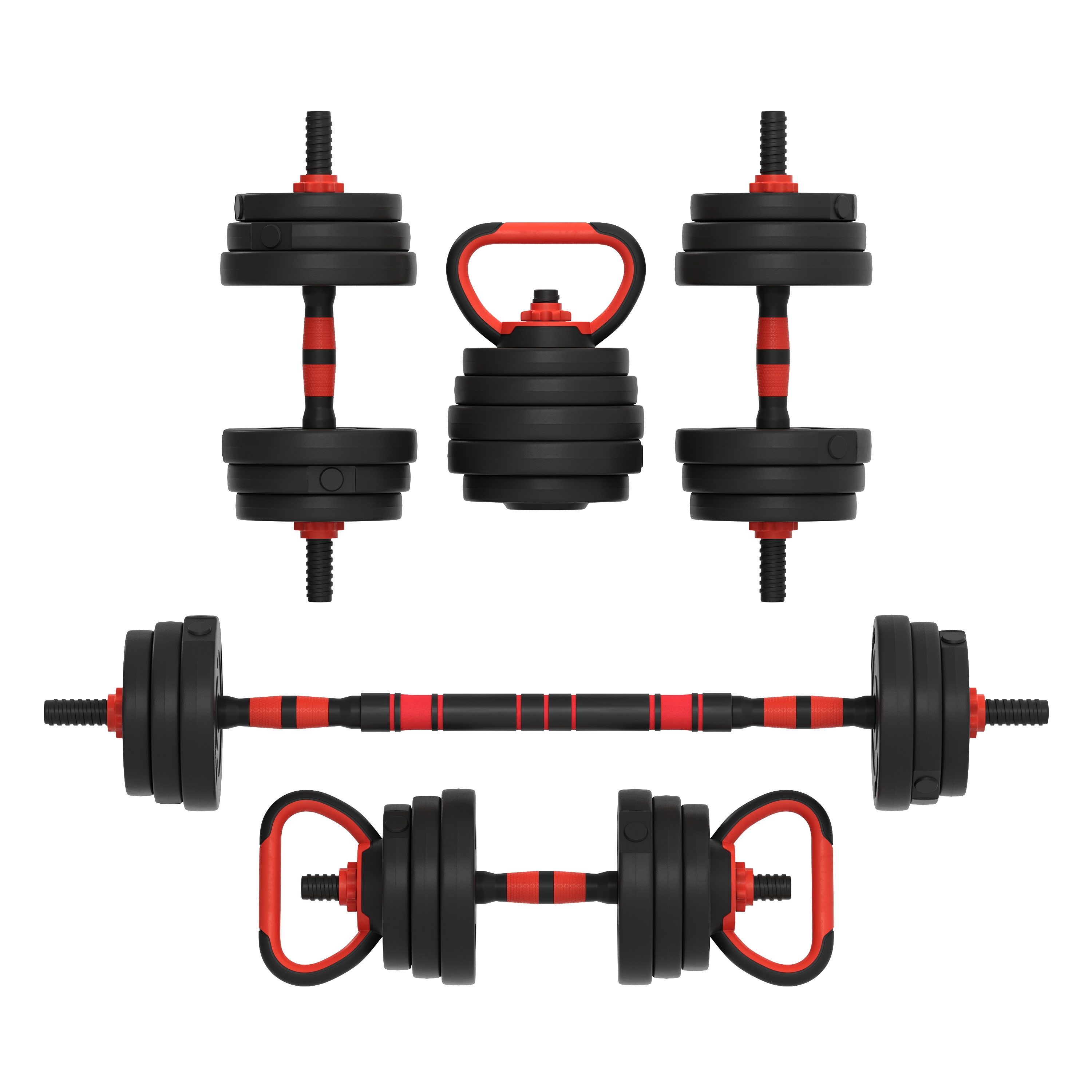 Hantelset 3-in-1 20 kg