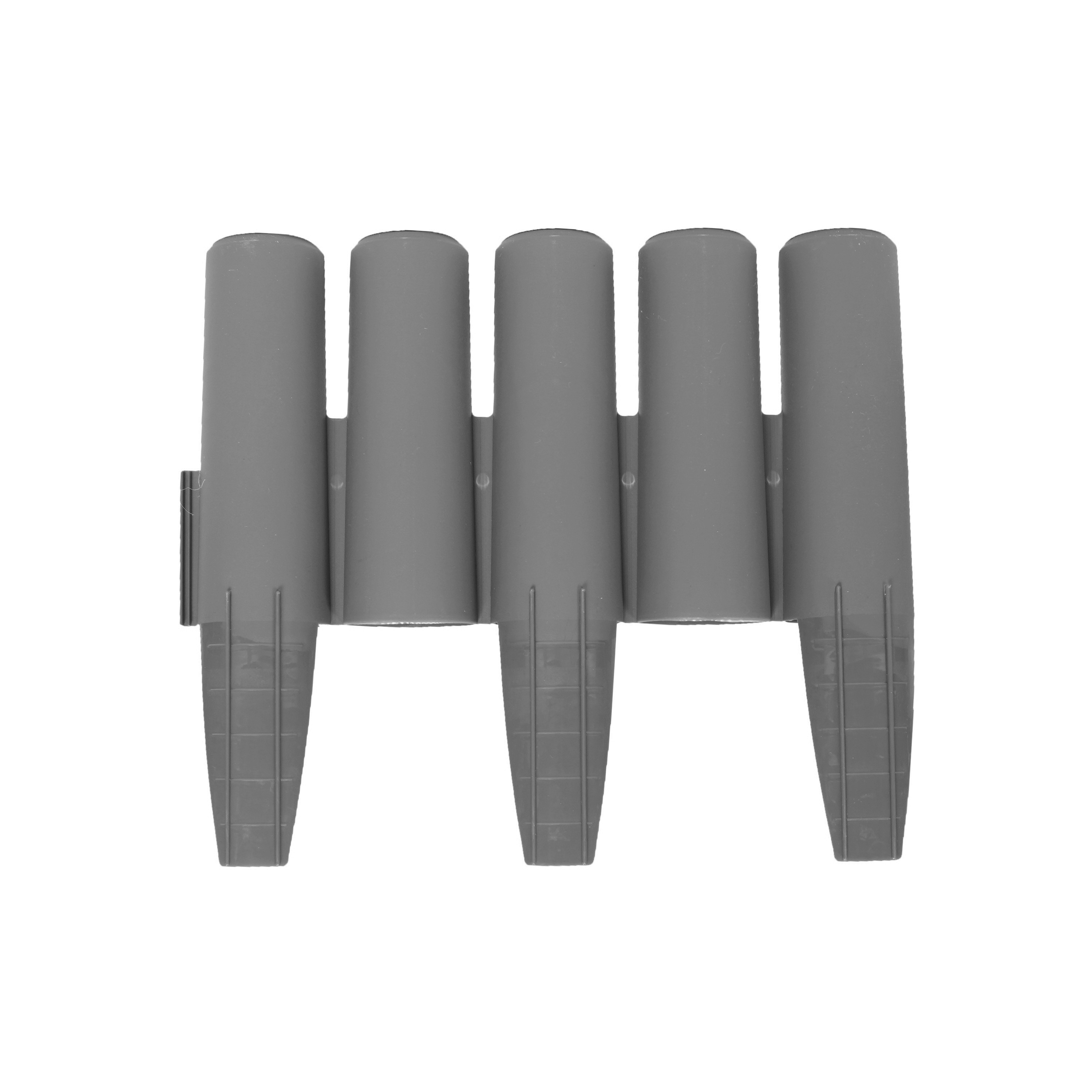 Rasenkante Holzoptik anthrazit 8er Set