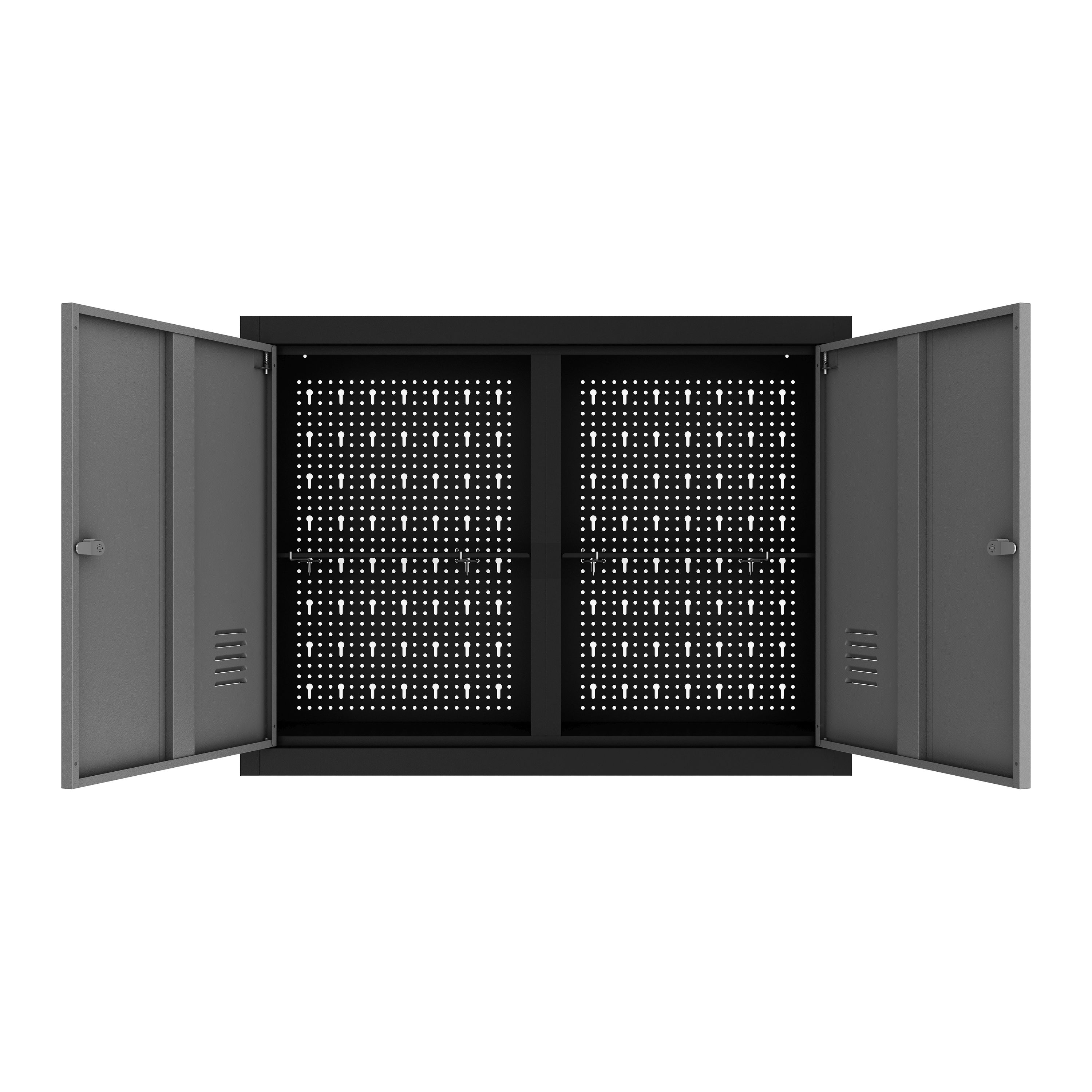 Werkzeugschrank mit Lochwand 80 x 60 cm