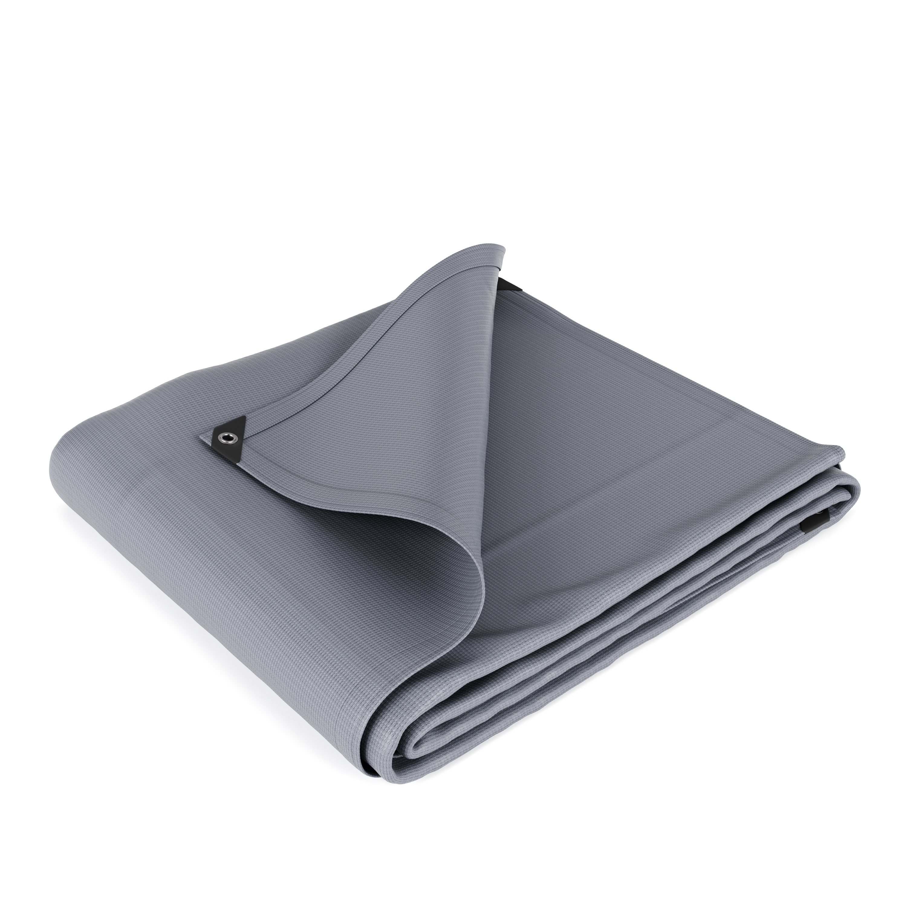 Abdeckplane PVC 450g/m2 grau 4 x 6 m