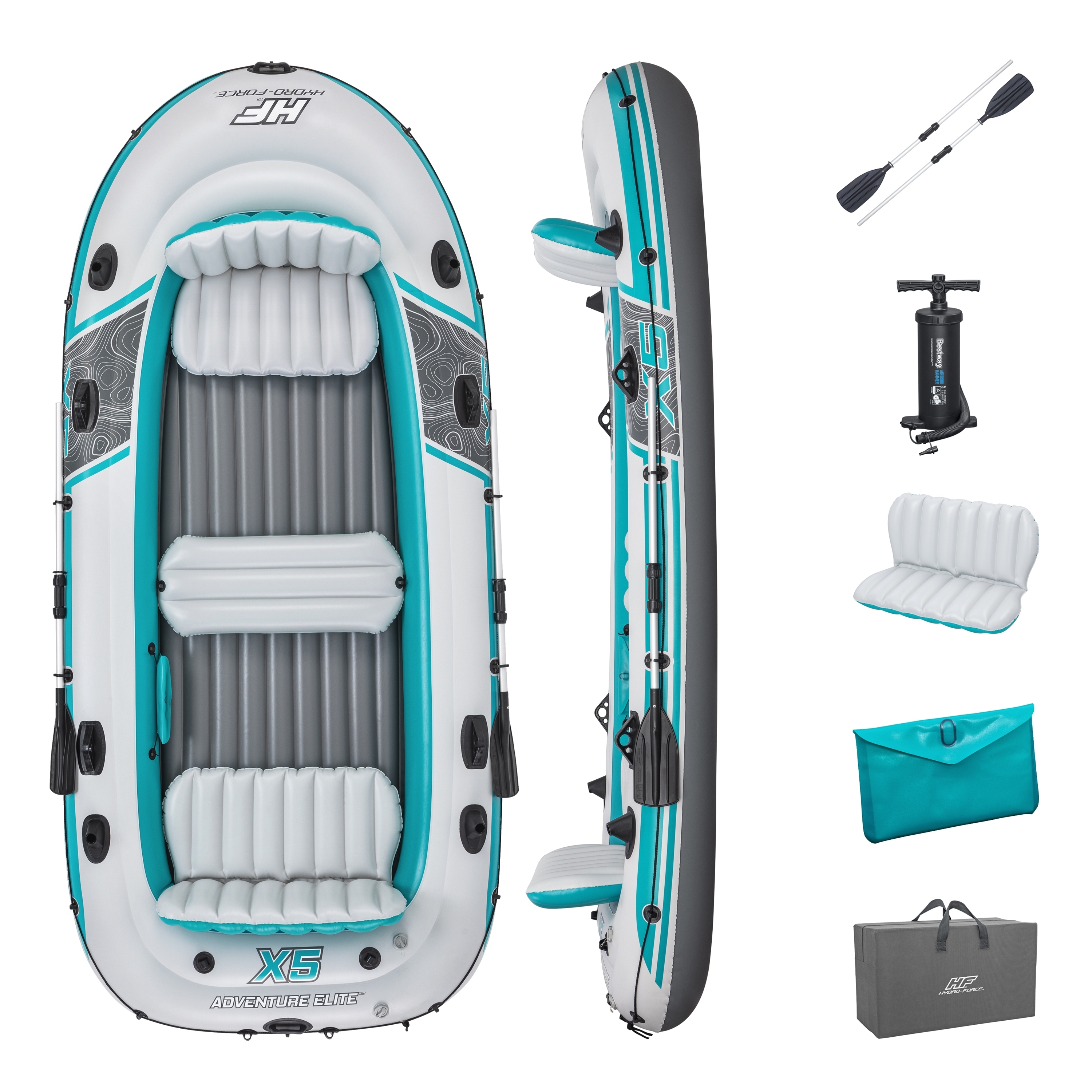 Bestway Schlauchboot ADVENTURE ELITE X5 364 cm