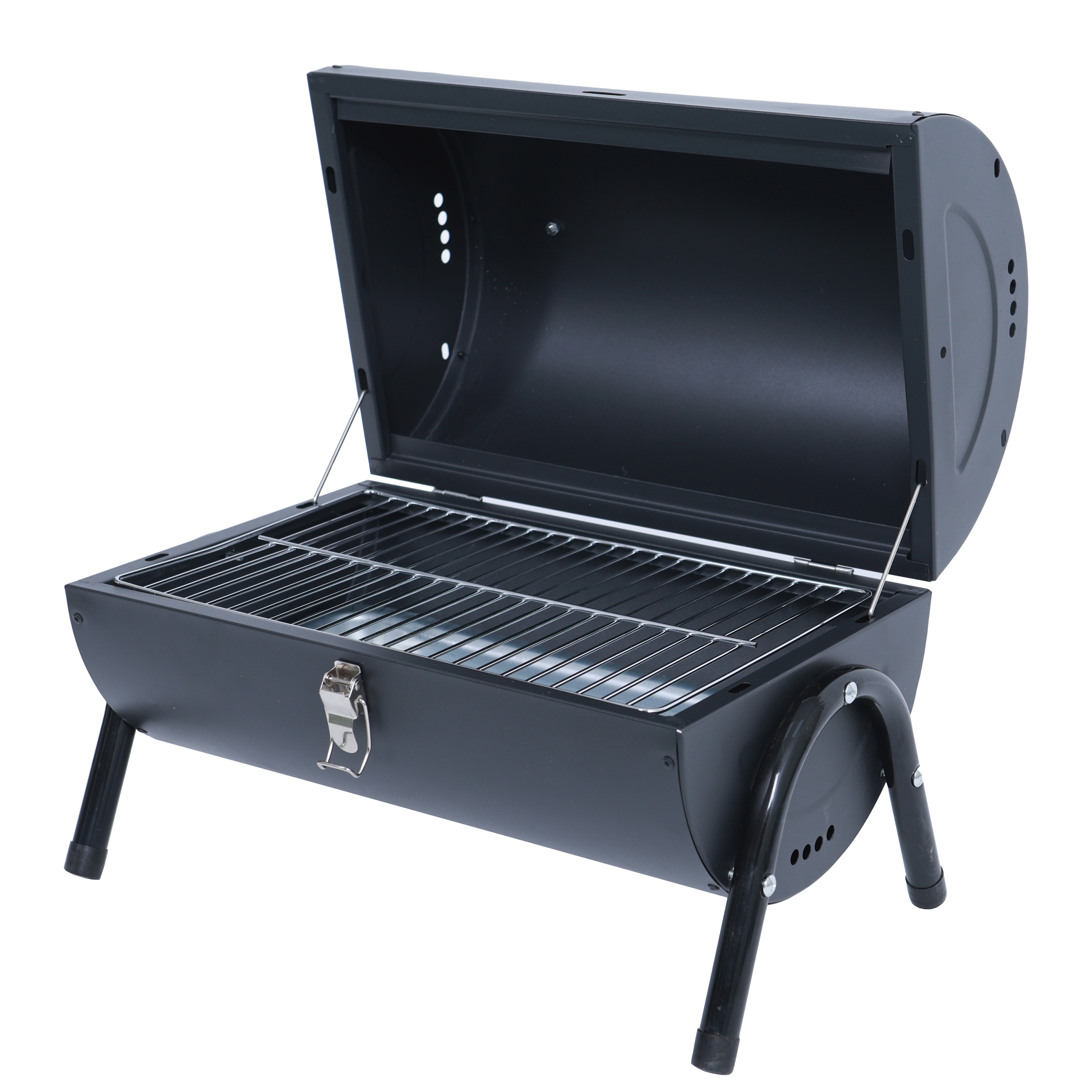 BBQ Holzkohlegrill Campinggrill schwarz