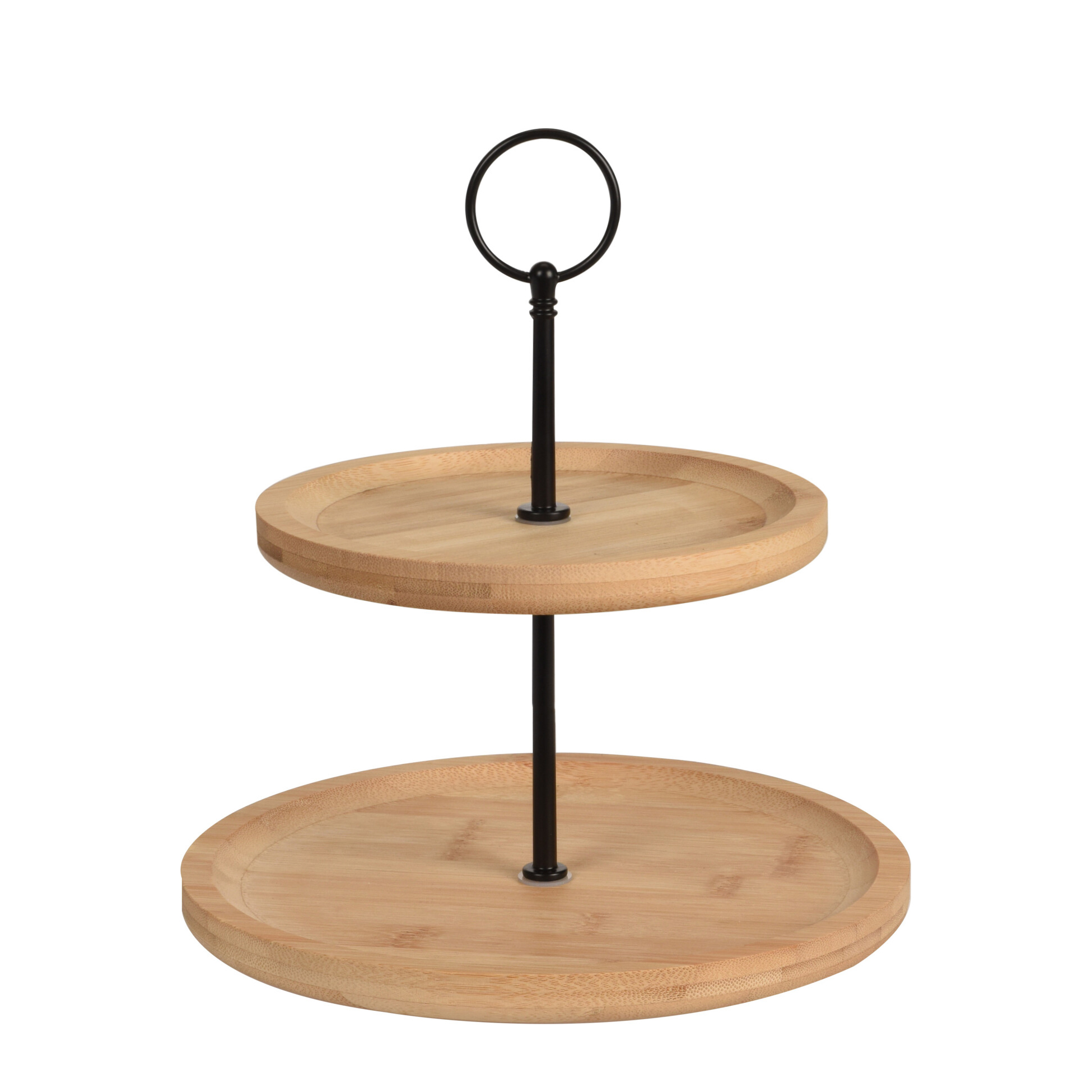Etagere Bambus 2-stöckig