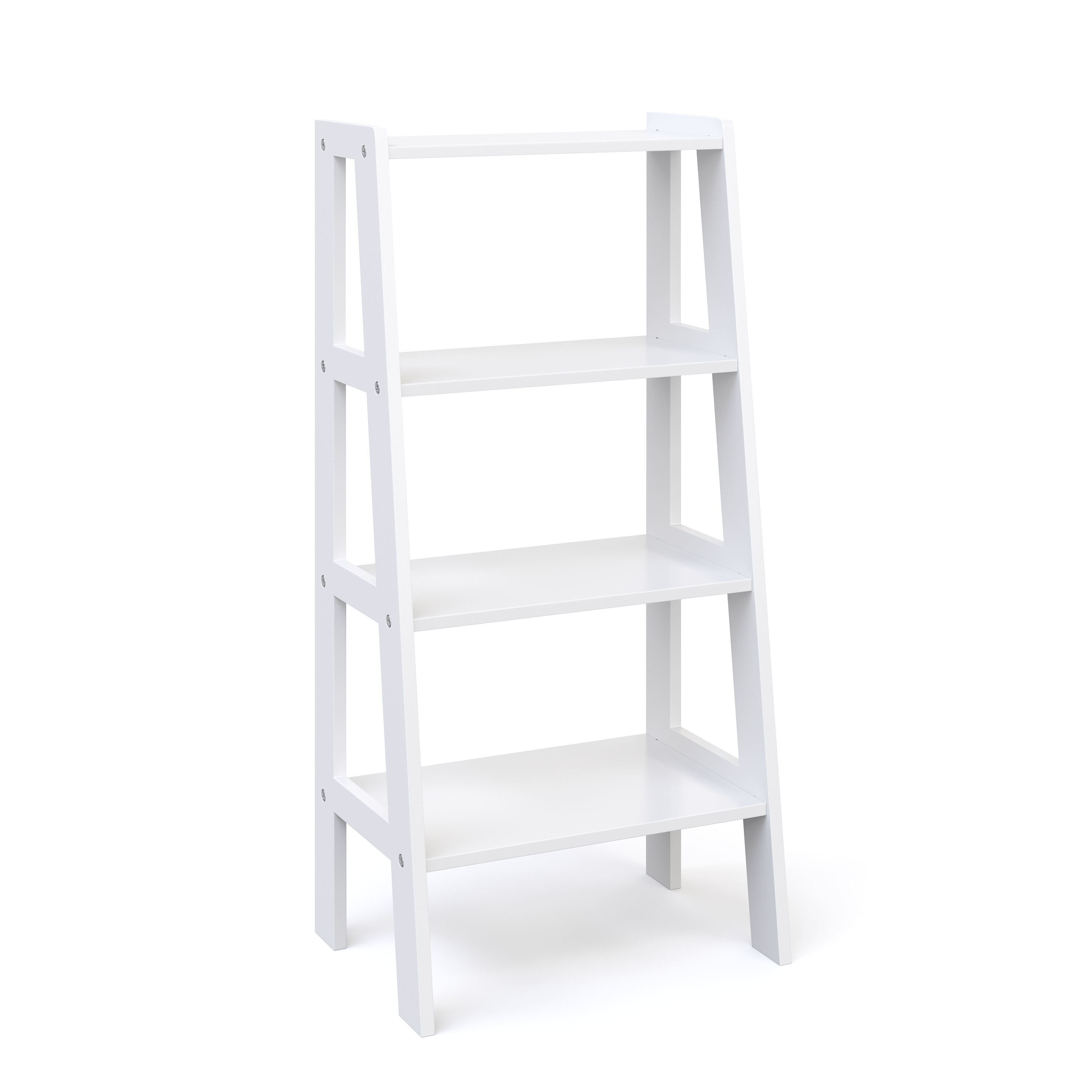 Wandregal Leiterregal 43 x 90 cm weiss