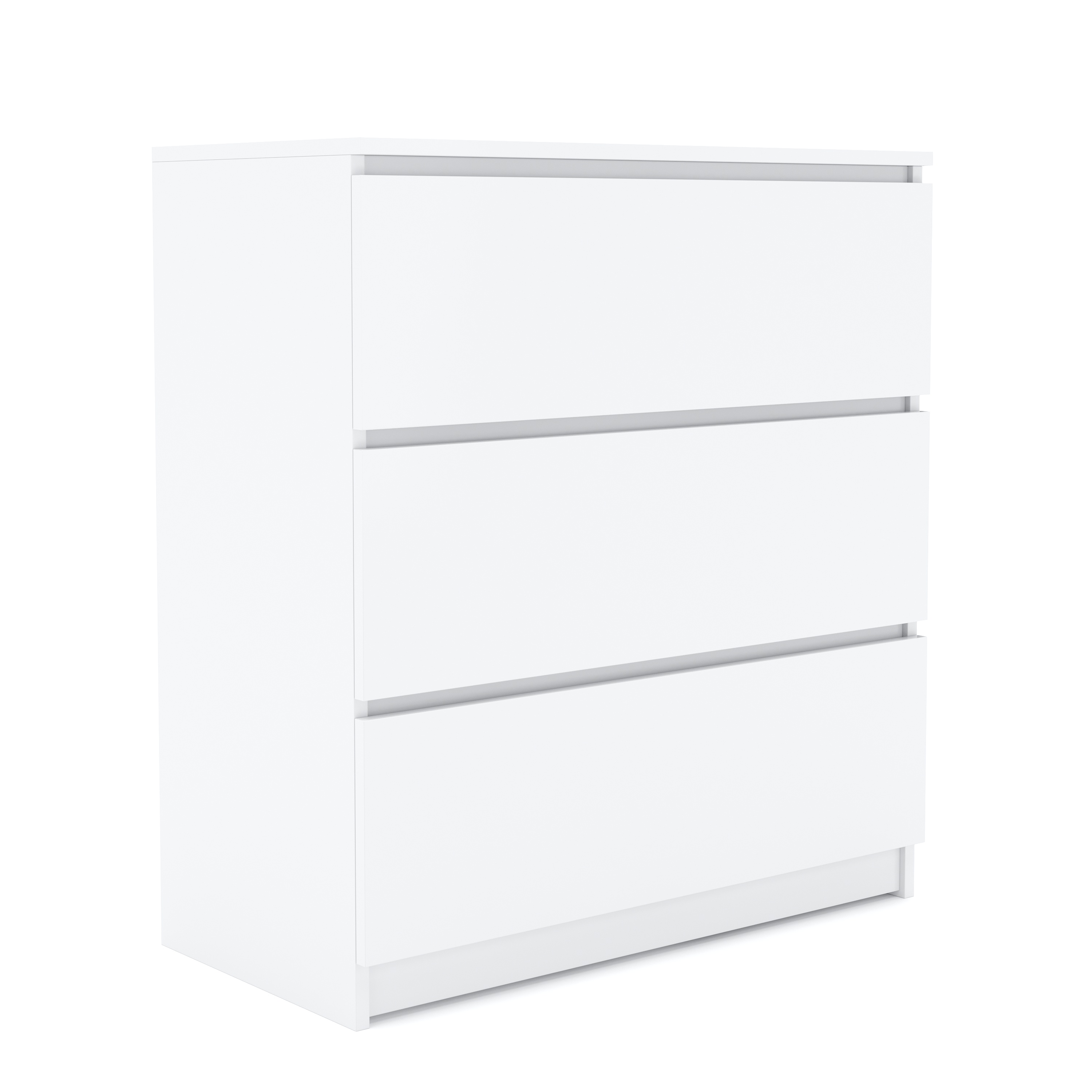 Kommode TALA 3 Schubladen 70 x 77 cm weiss