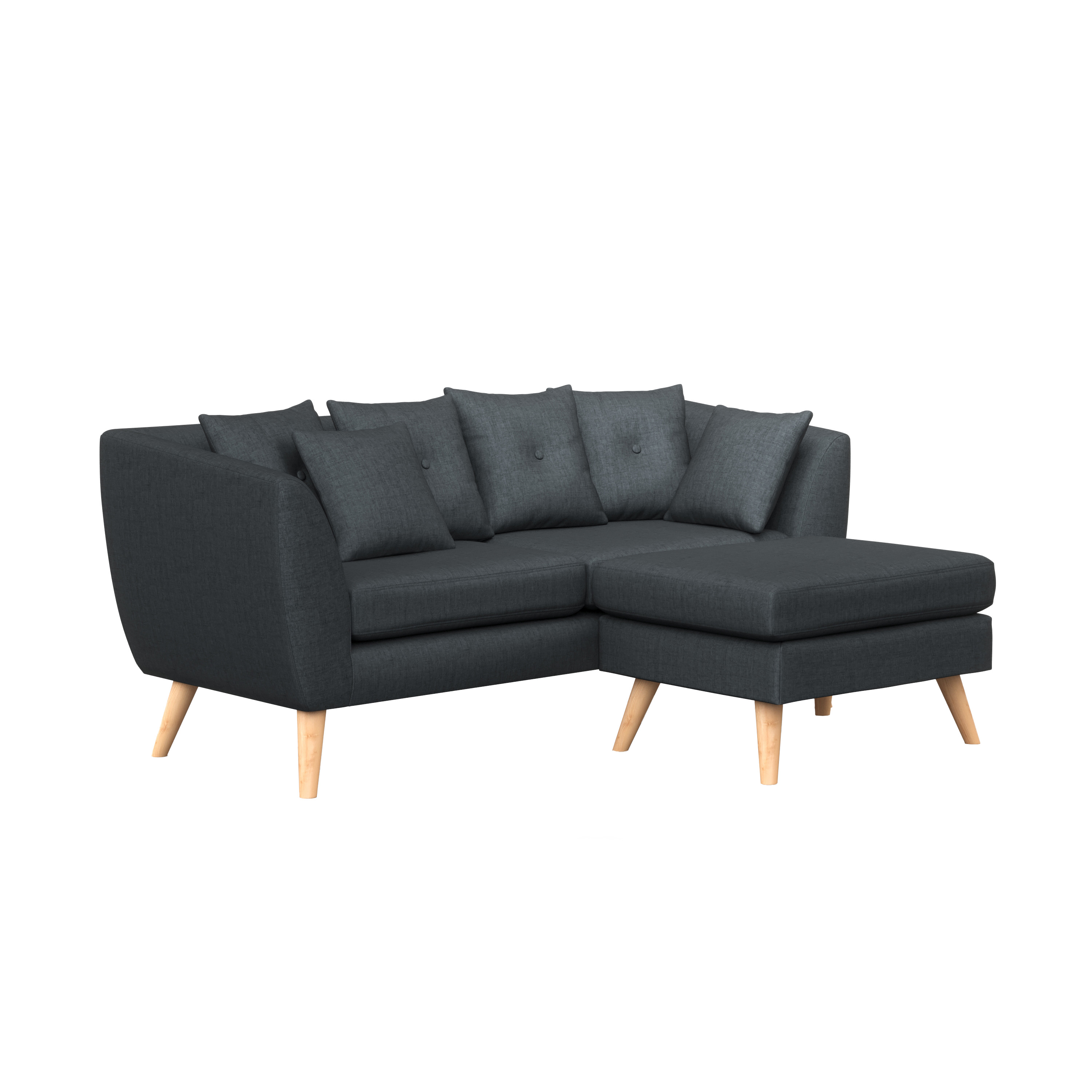 Ecksofa HAILY anthrazit