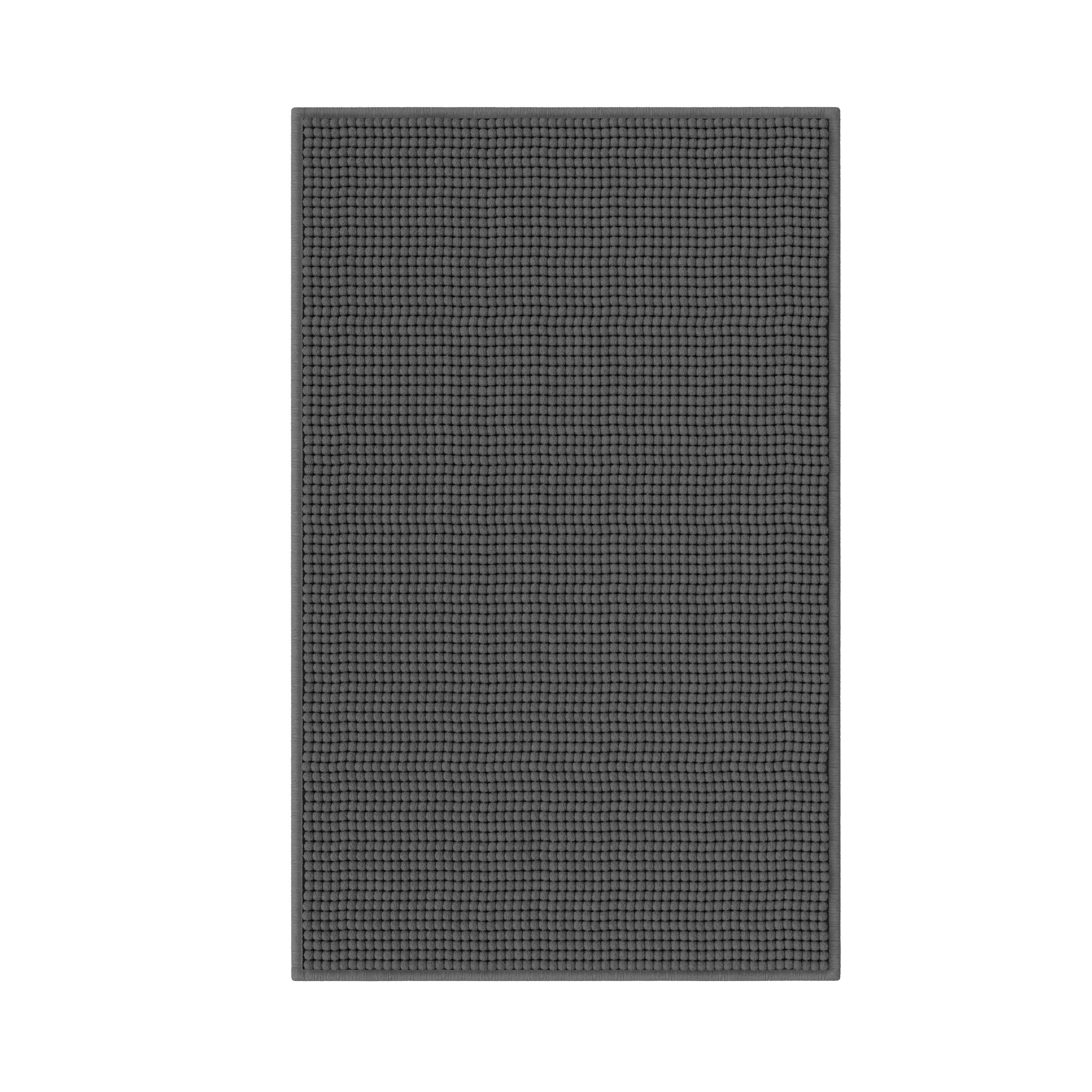 Badteppich 50 x 80 cm anthrazit