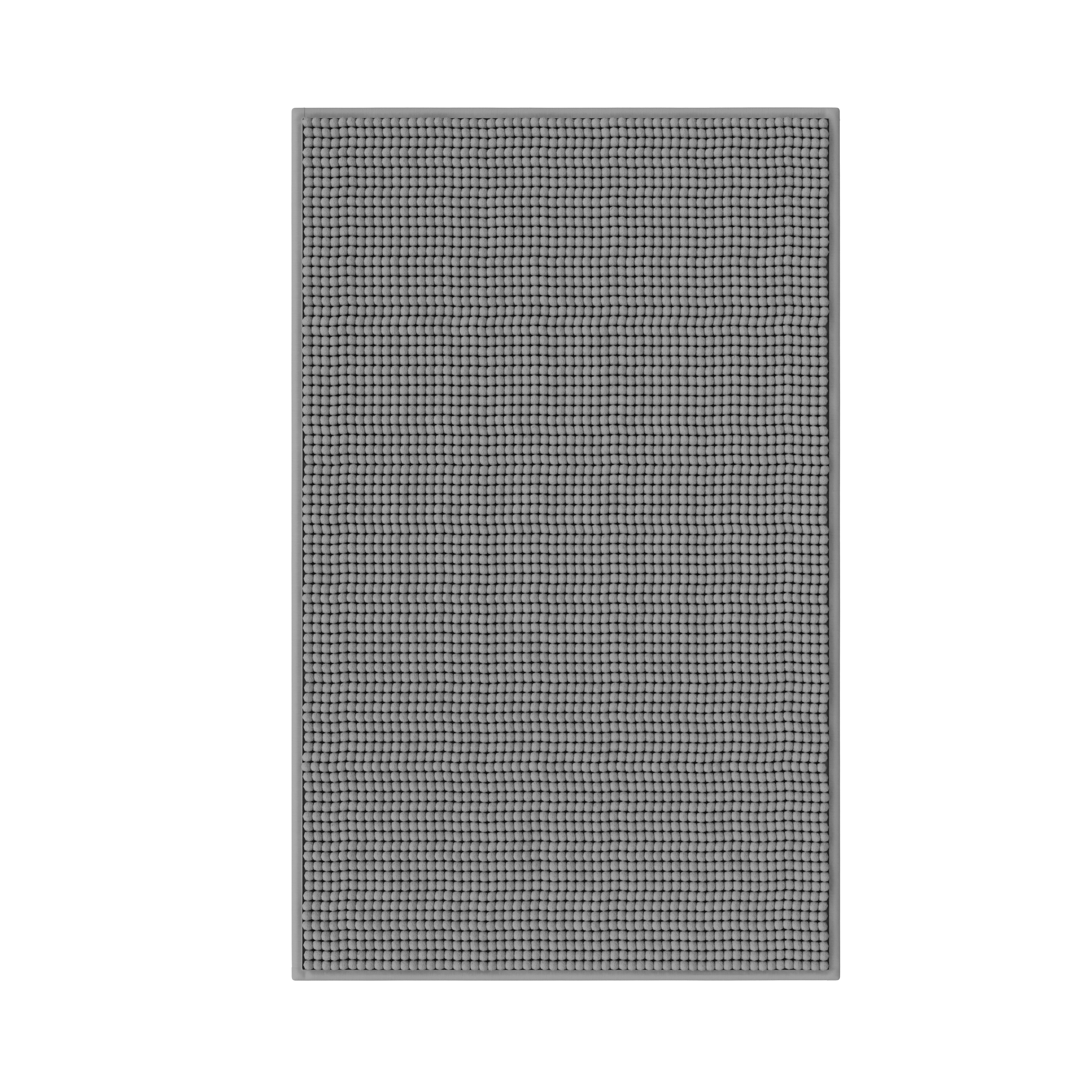 Badteppich 50 x 80 cm grau