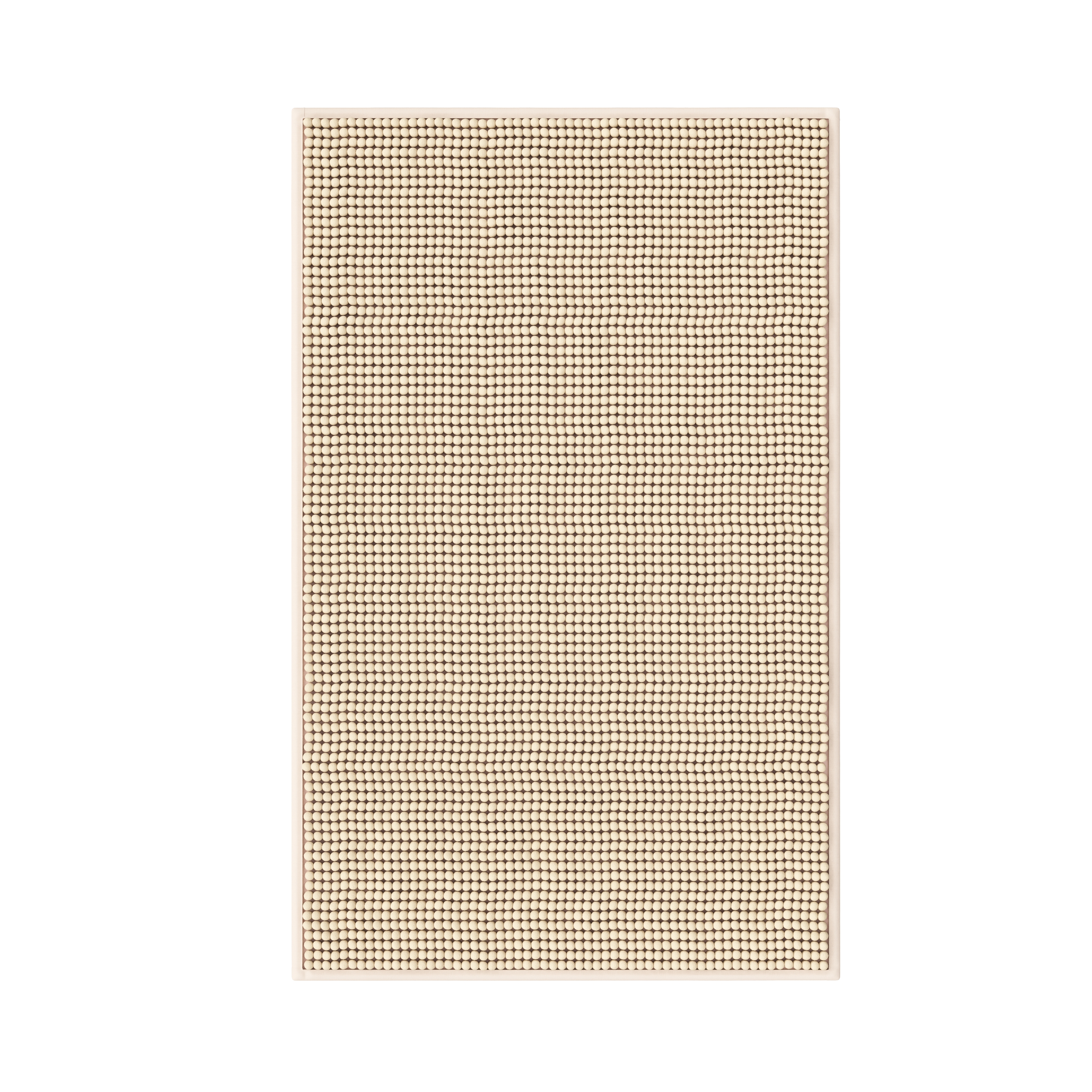Badteppich 50 x 80 cm beige