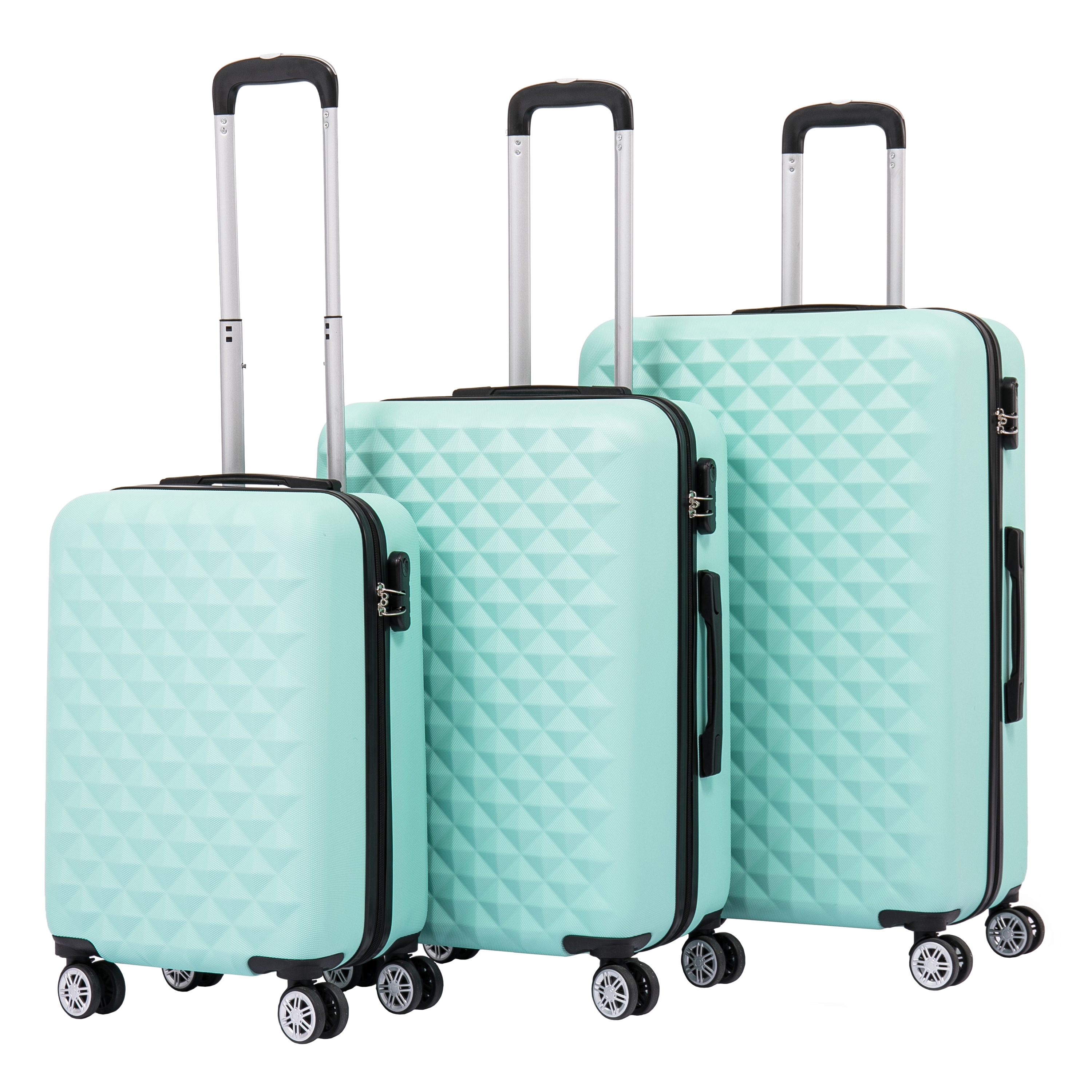 Reisekoffer Hartschalenkoffer AMY 3er Set mint
