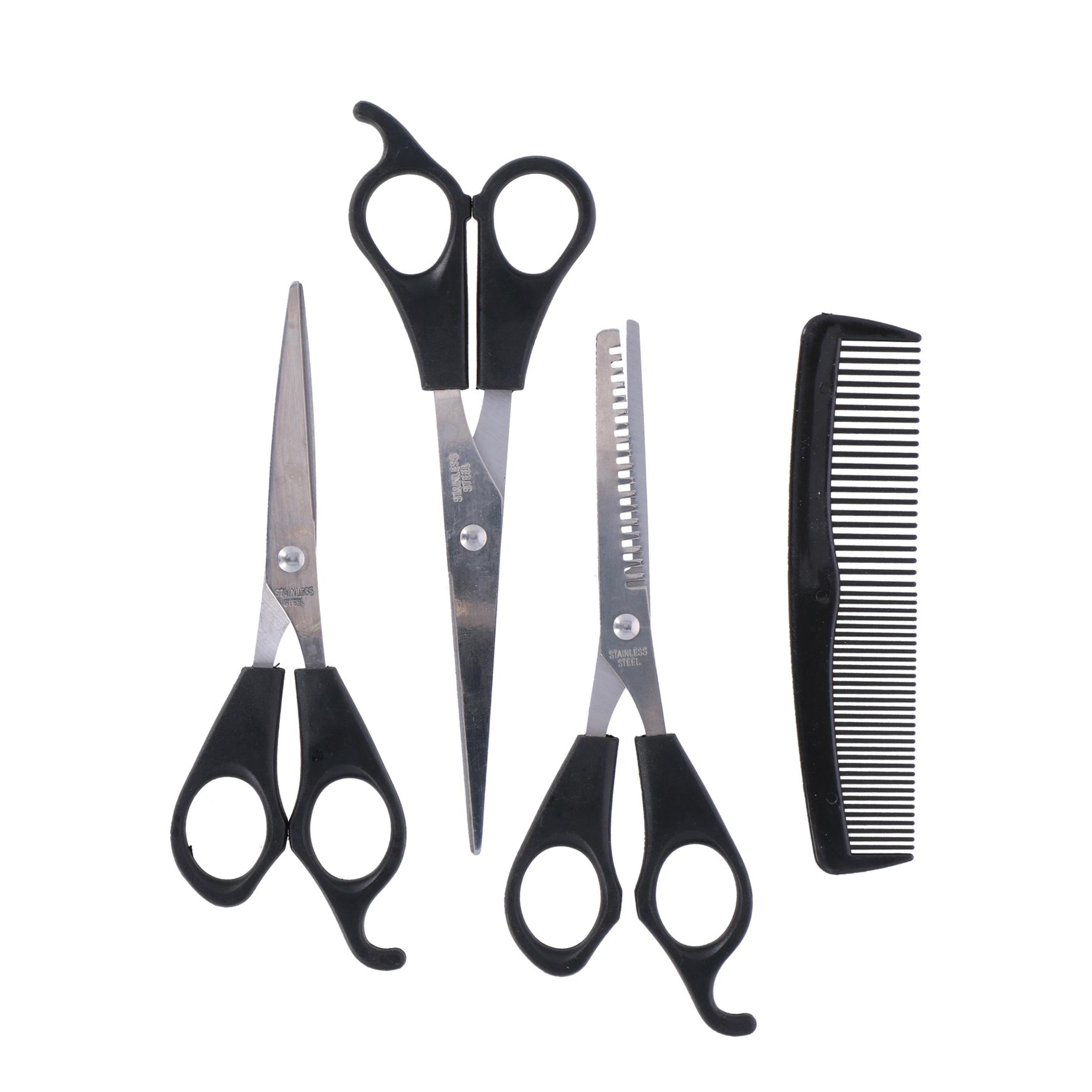 Haarscheren und Kamm Set 4-teilig