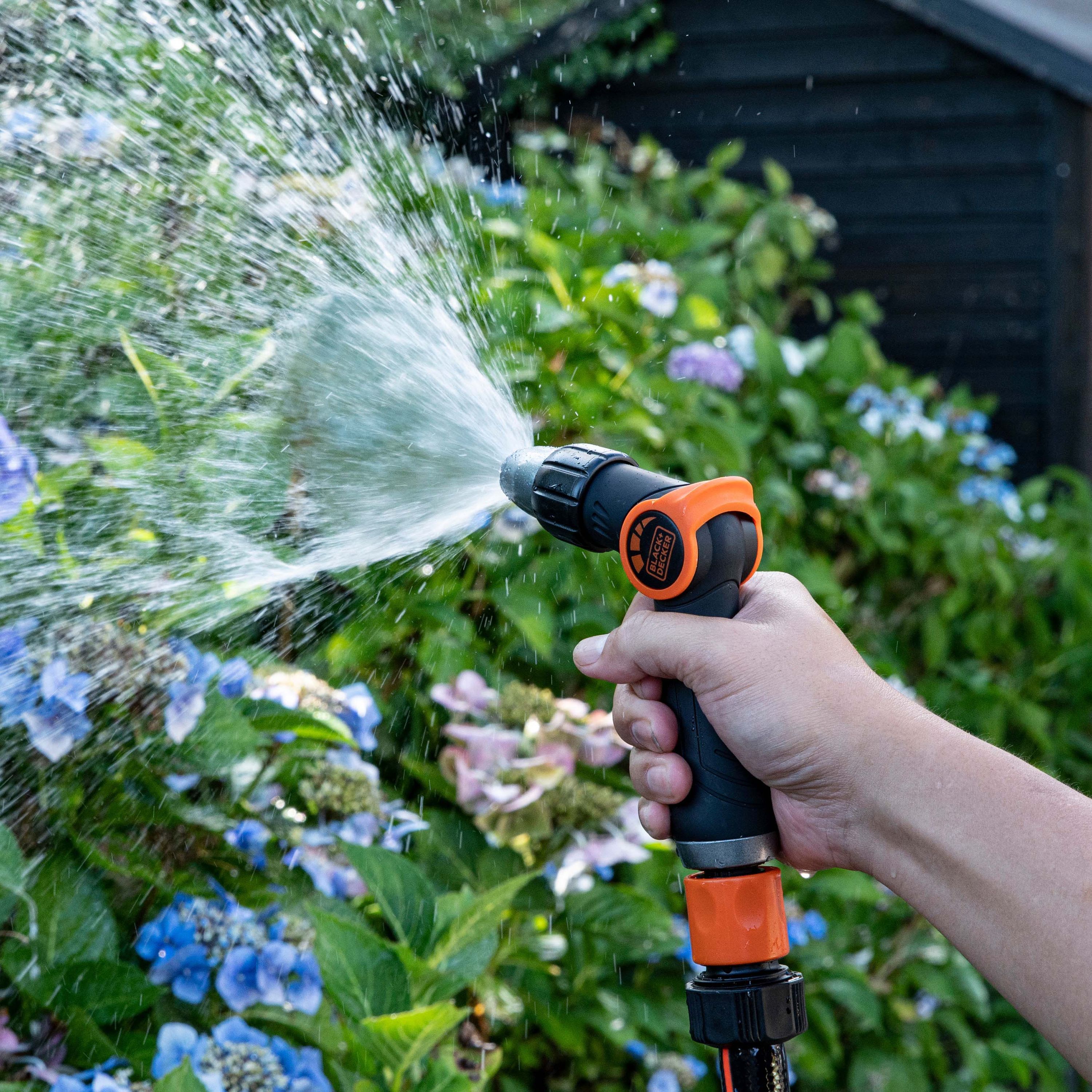 Spritzdüse für Gartenschlauch 3 Modi 13 mm 1/2“