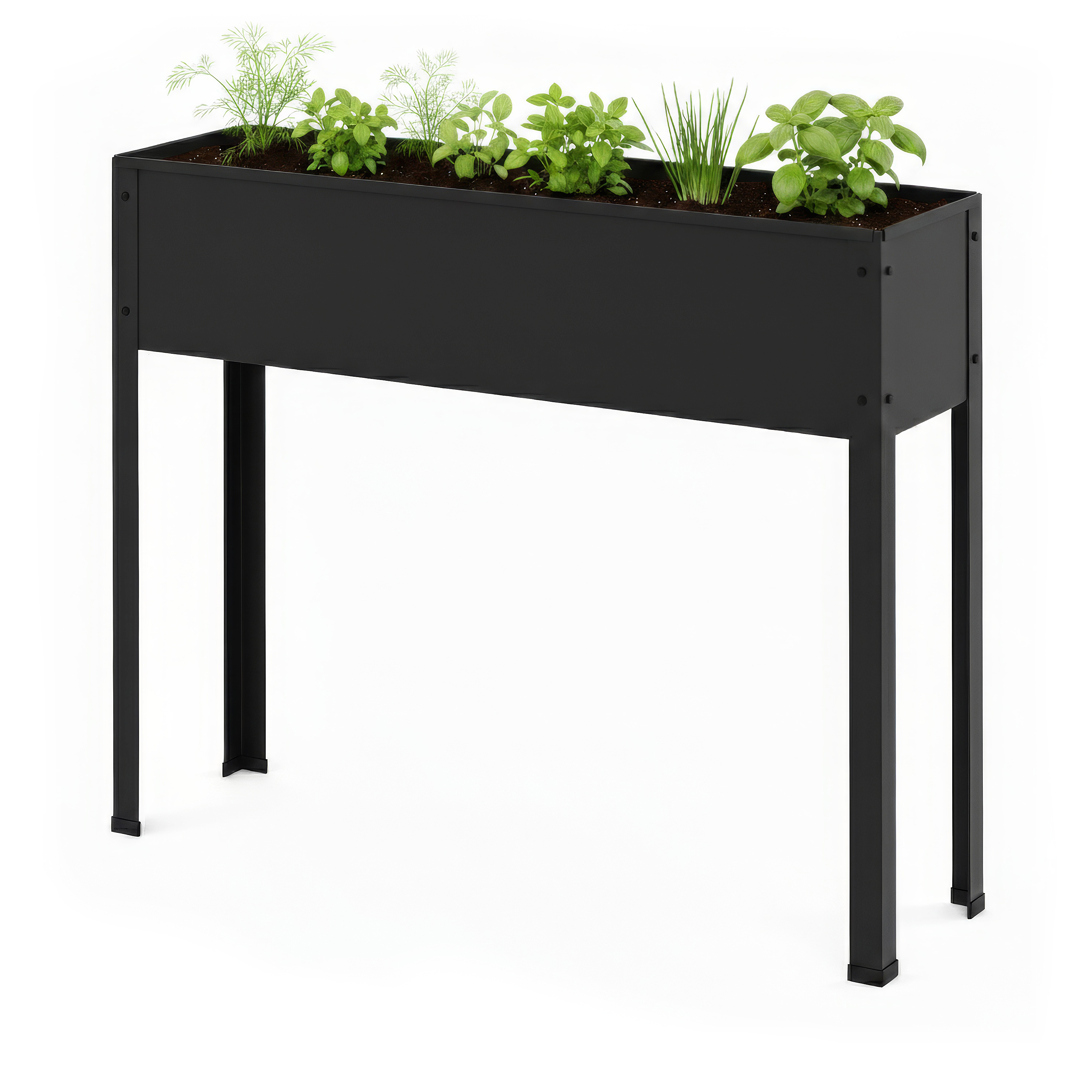 Hochbeet Stahl 100 x 27 x 80 cm