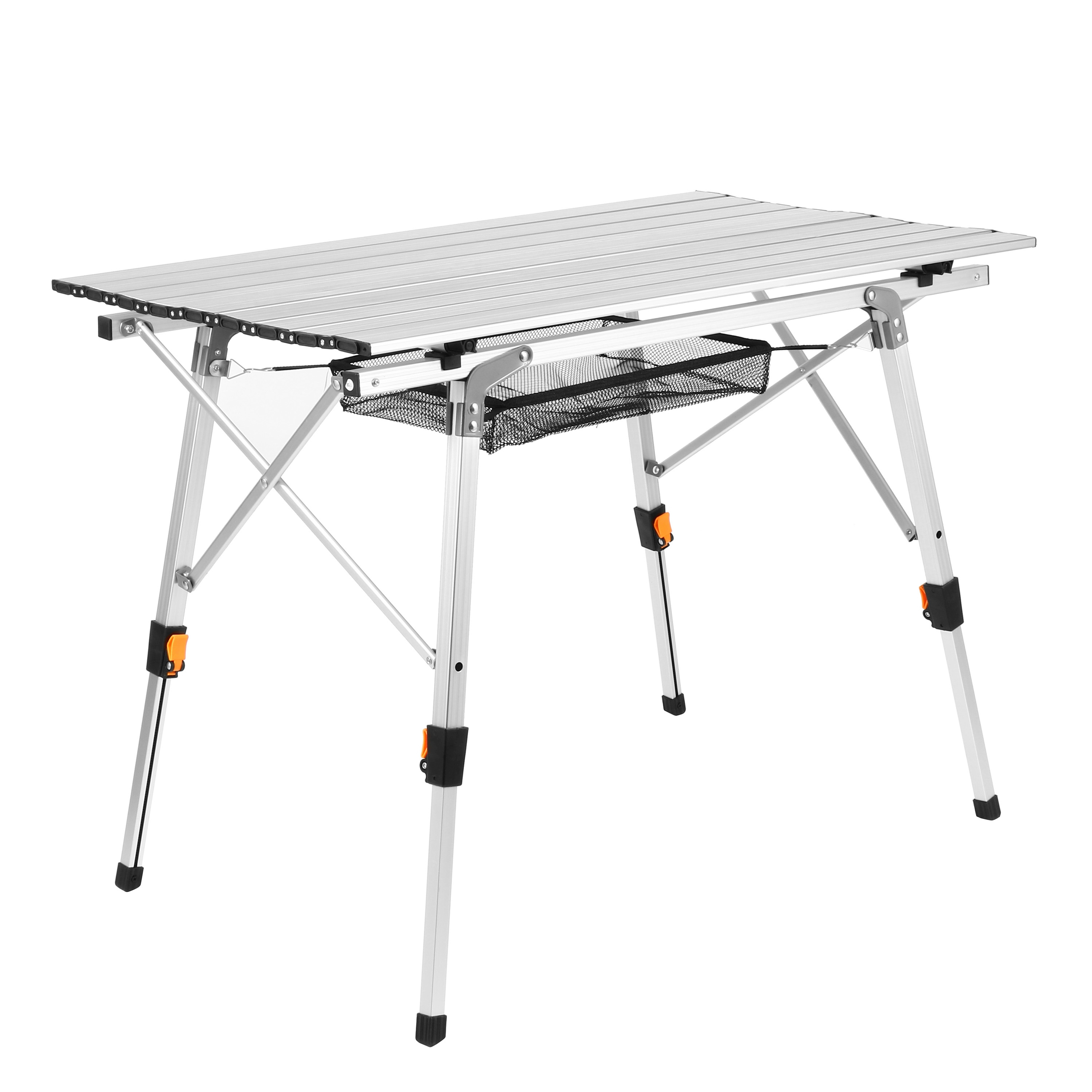 Campingtisch klappbar DOLF 90 x 51 cm silber