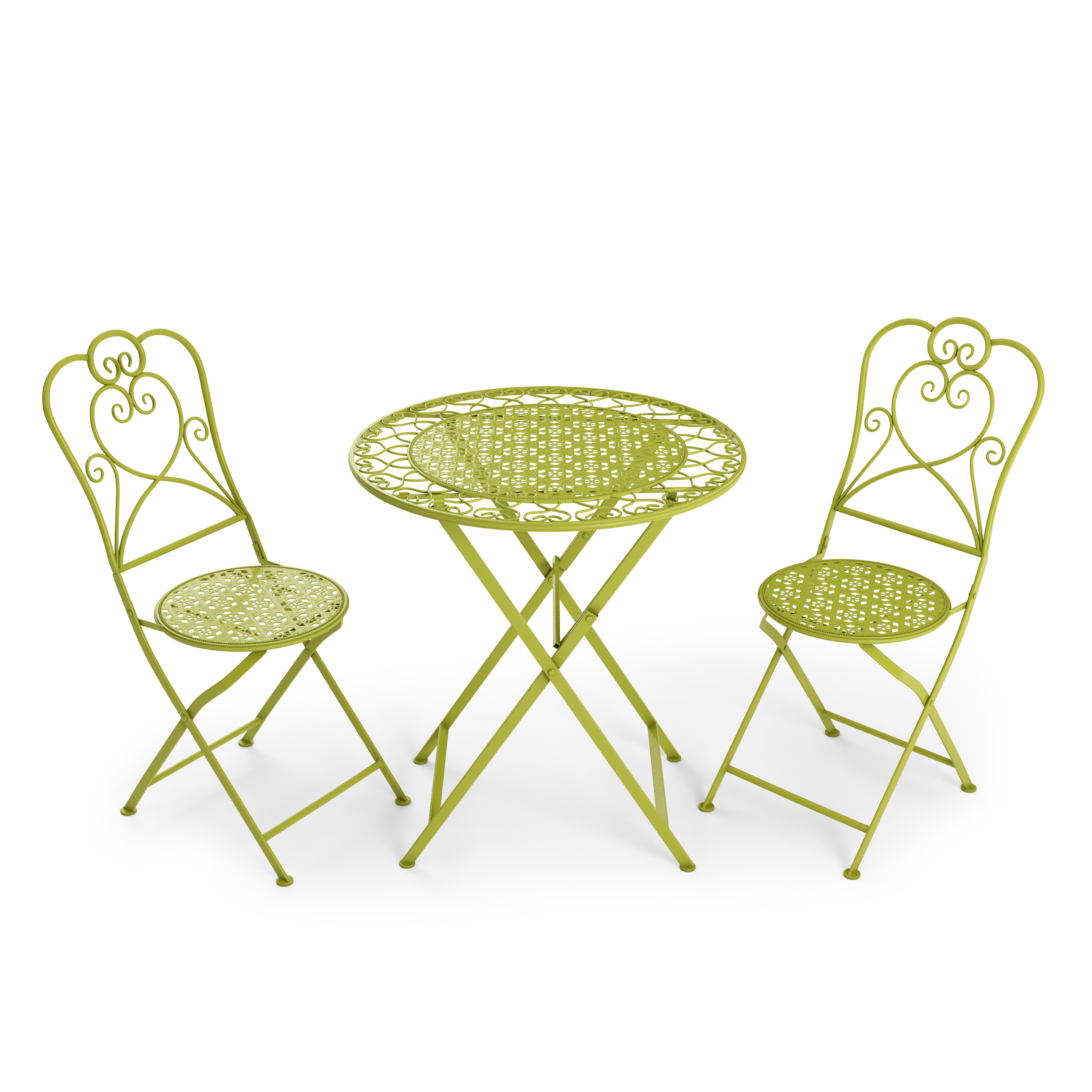 Bistroset PAULINE hellgrün