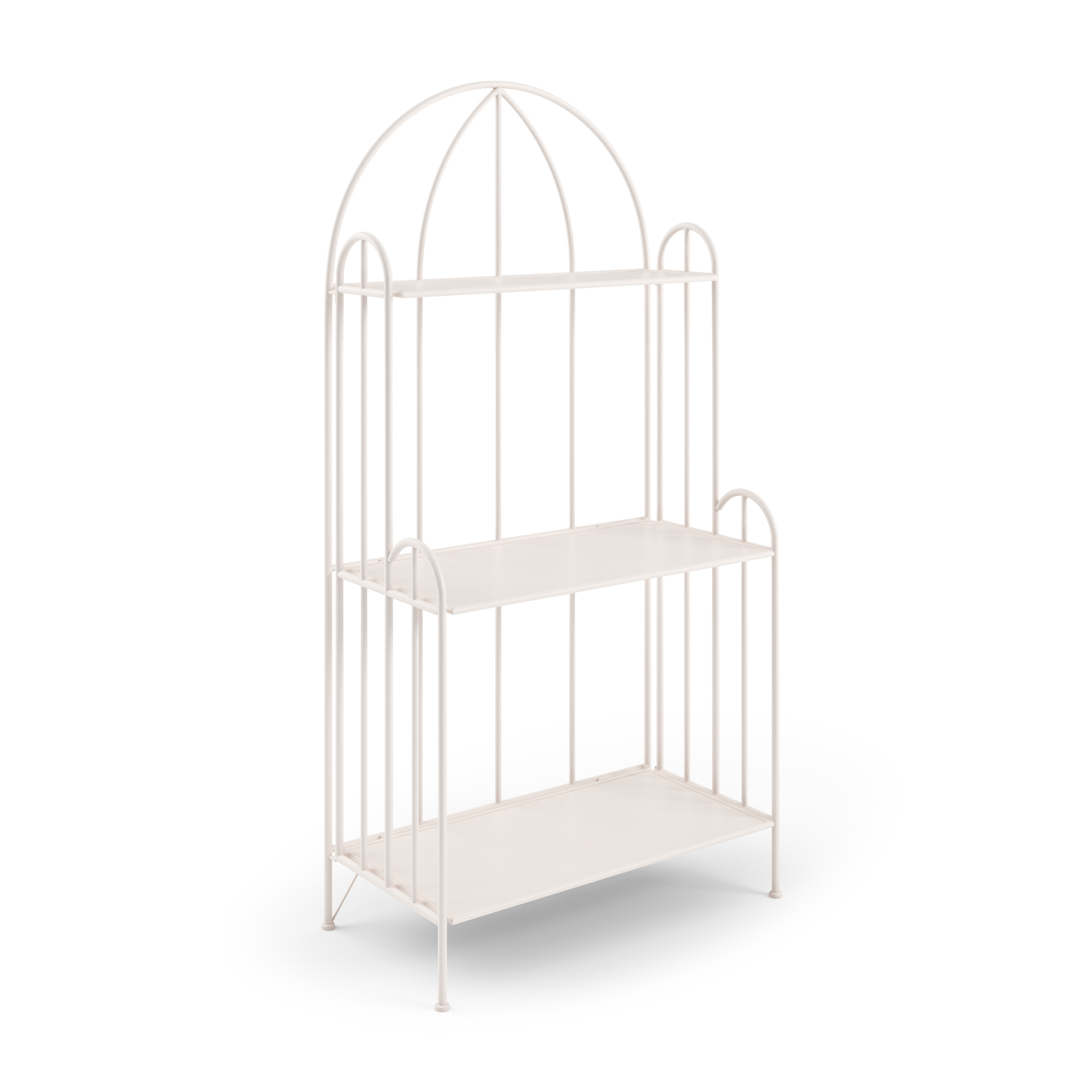 Pflanzenregal Vintage AURELLE weiss