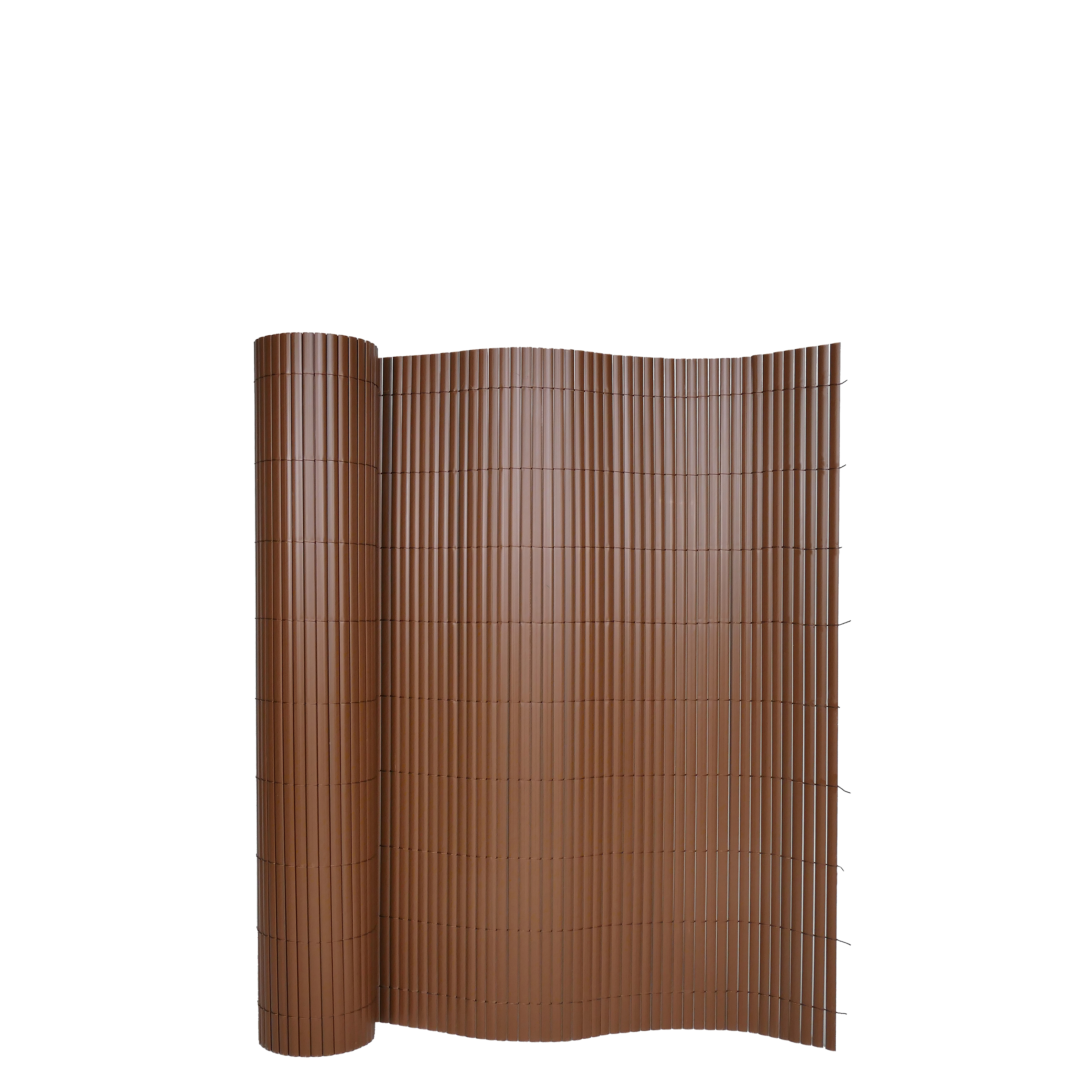 Sichtschutzmatte PVC 400 x 90 cm braun