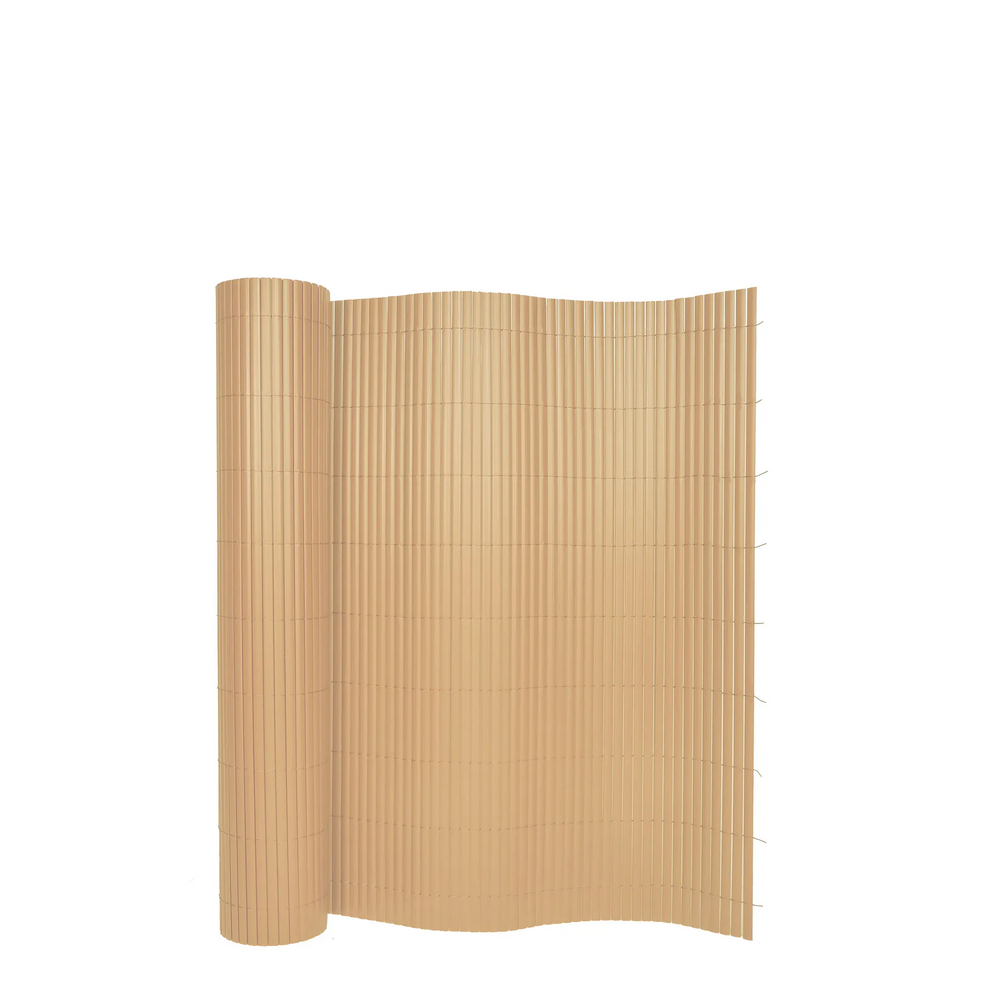 Sichtschutzmatte PVC 300 x 100 cm Bambusoptik