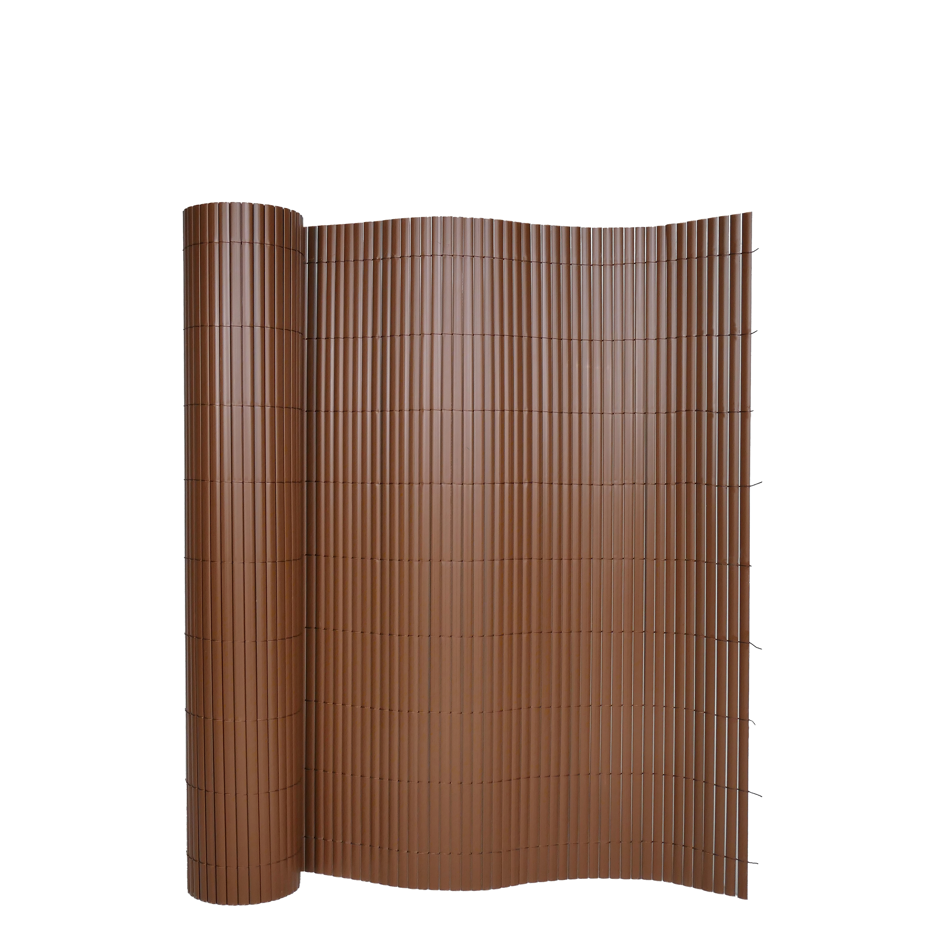 Sichtschutzmatte PVC 500 x 140 cm braun