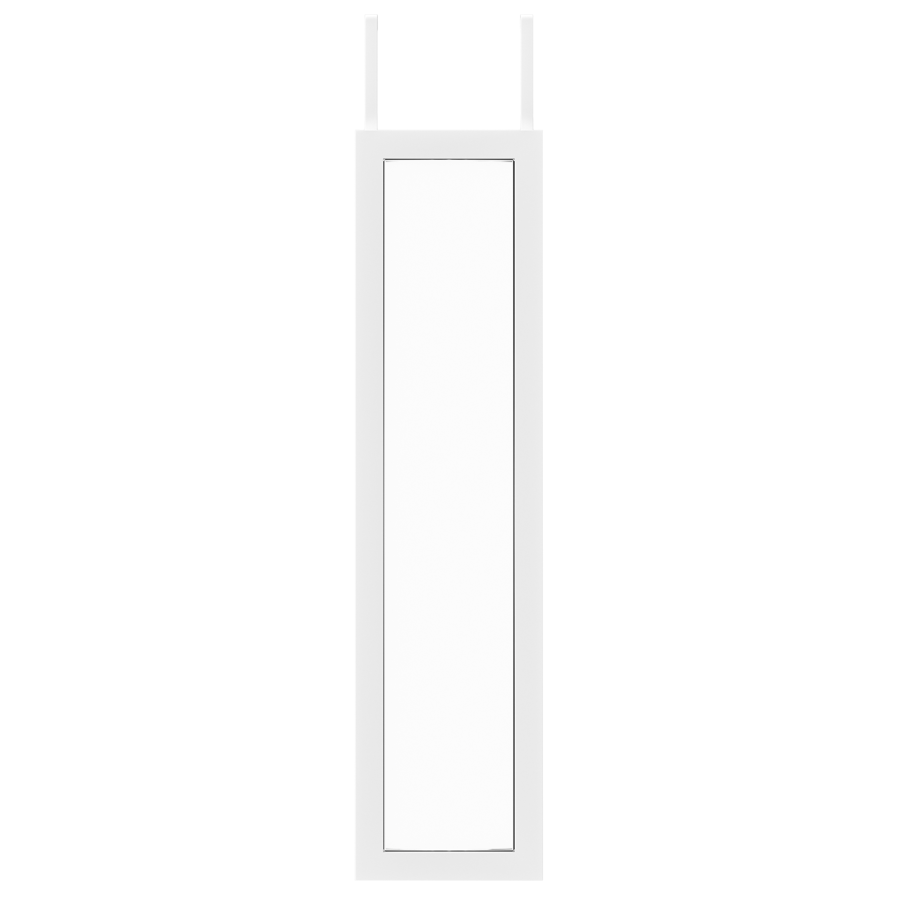 Türspiegel 30 x 120 cm weiss