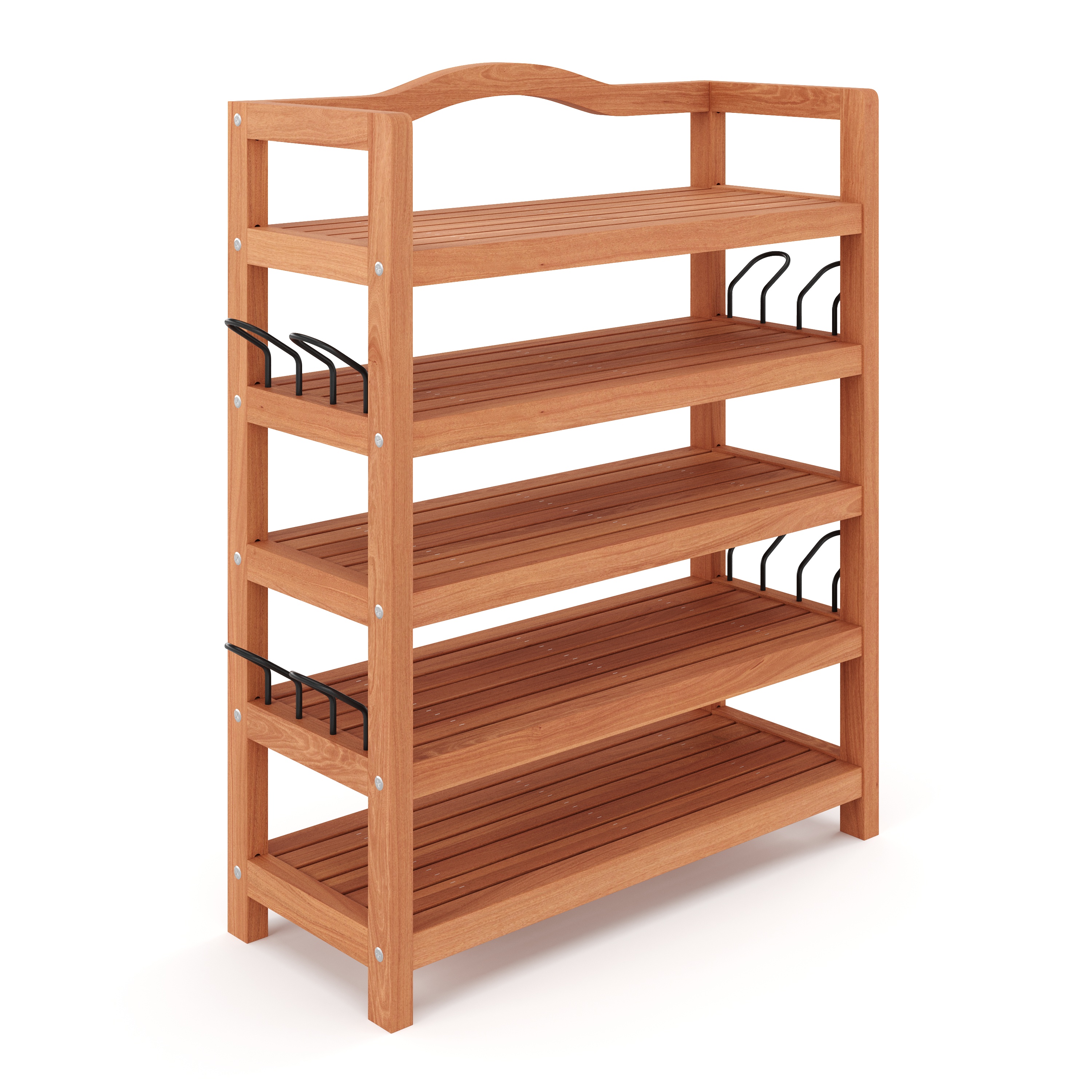 Schuhregal Holz 74 x 26 x 82 cm