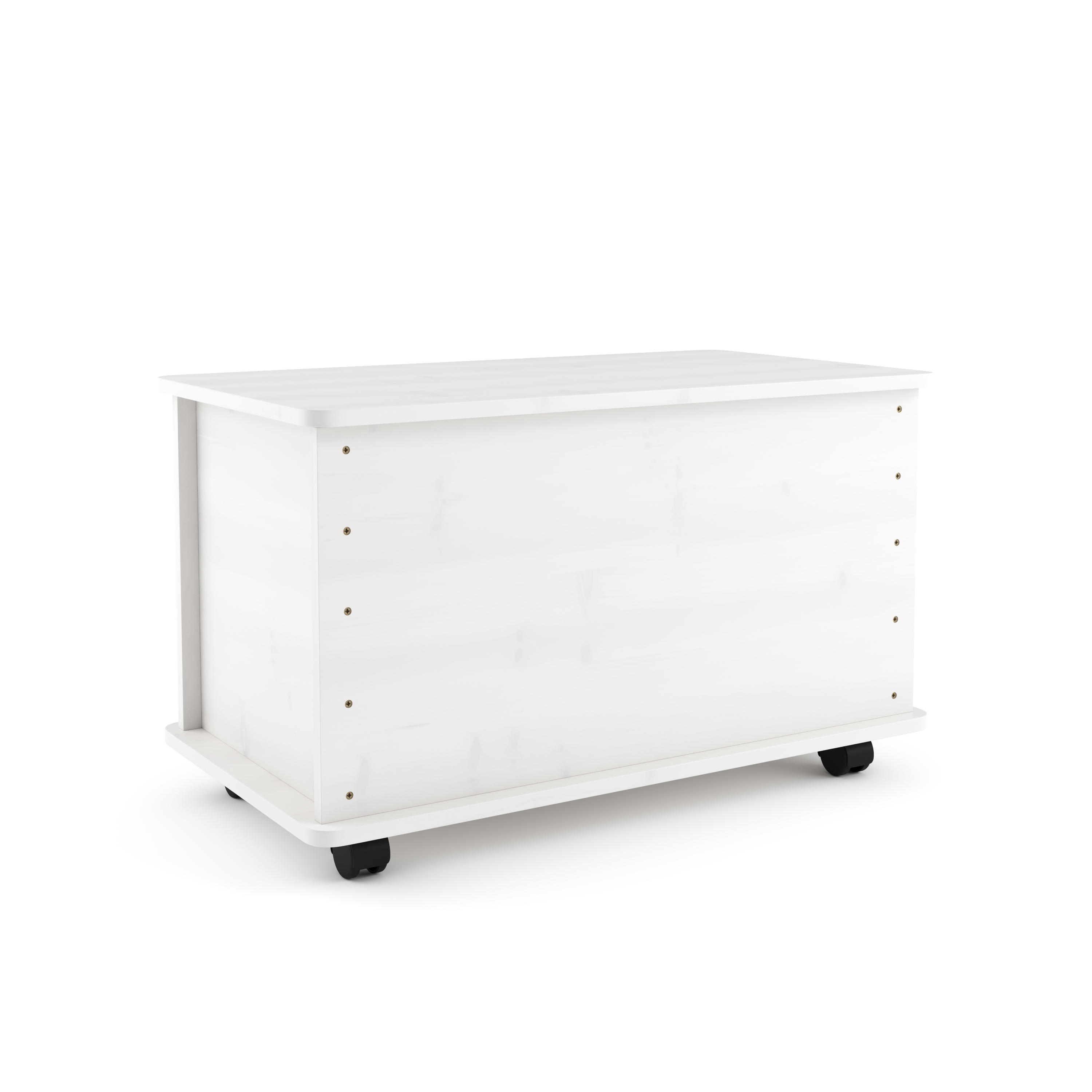 Spielzeugkiste Holz 73 x 40 x 43 cm weiss