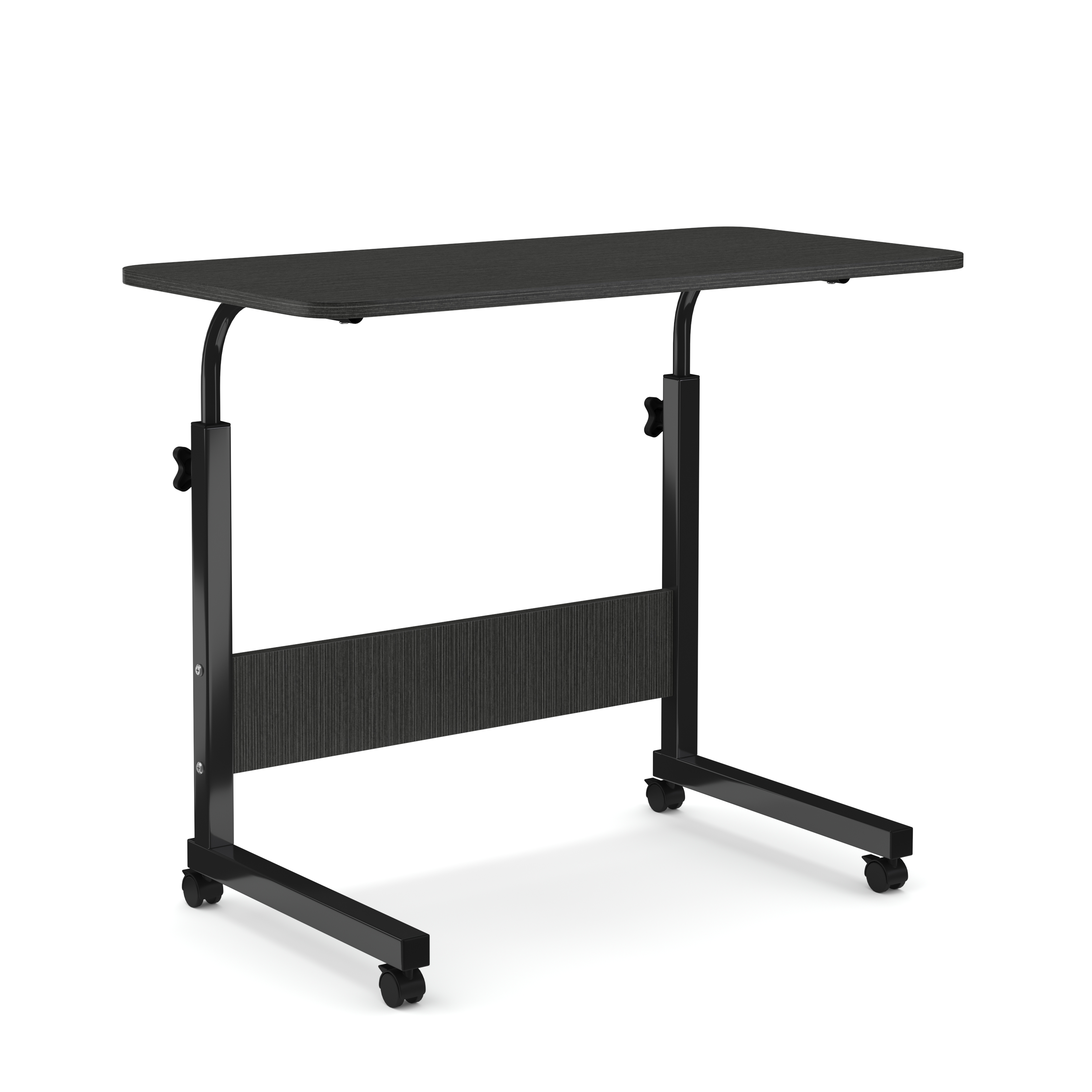 Laptoptisch LALE auf Rollen 80 x 40 x 60 - 90 cm schwarz
