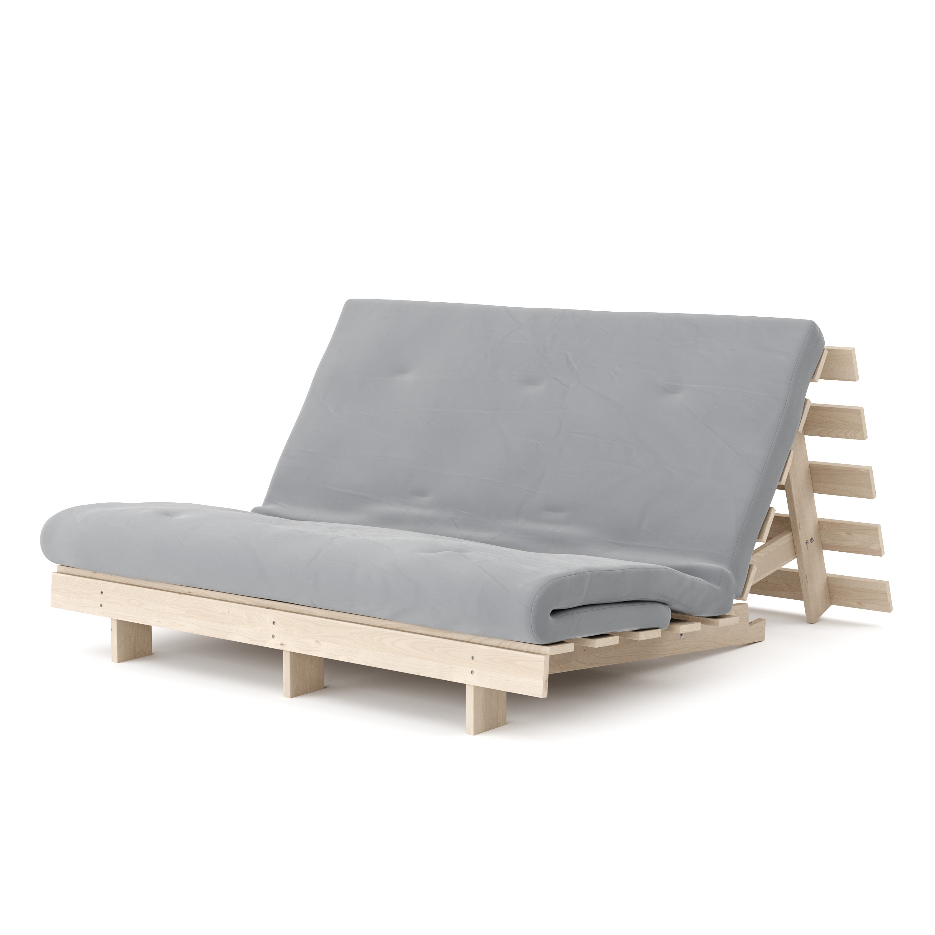Schlafsofa aus Paletten NURIA natur/anthrazit