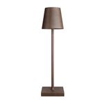 LED Tischlampe MEIRA braun