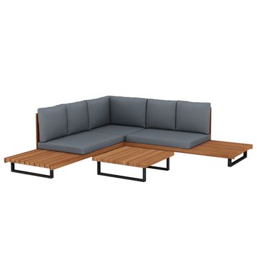 Lounge Holz ALCAZAR natur/anthrazit