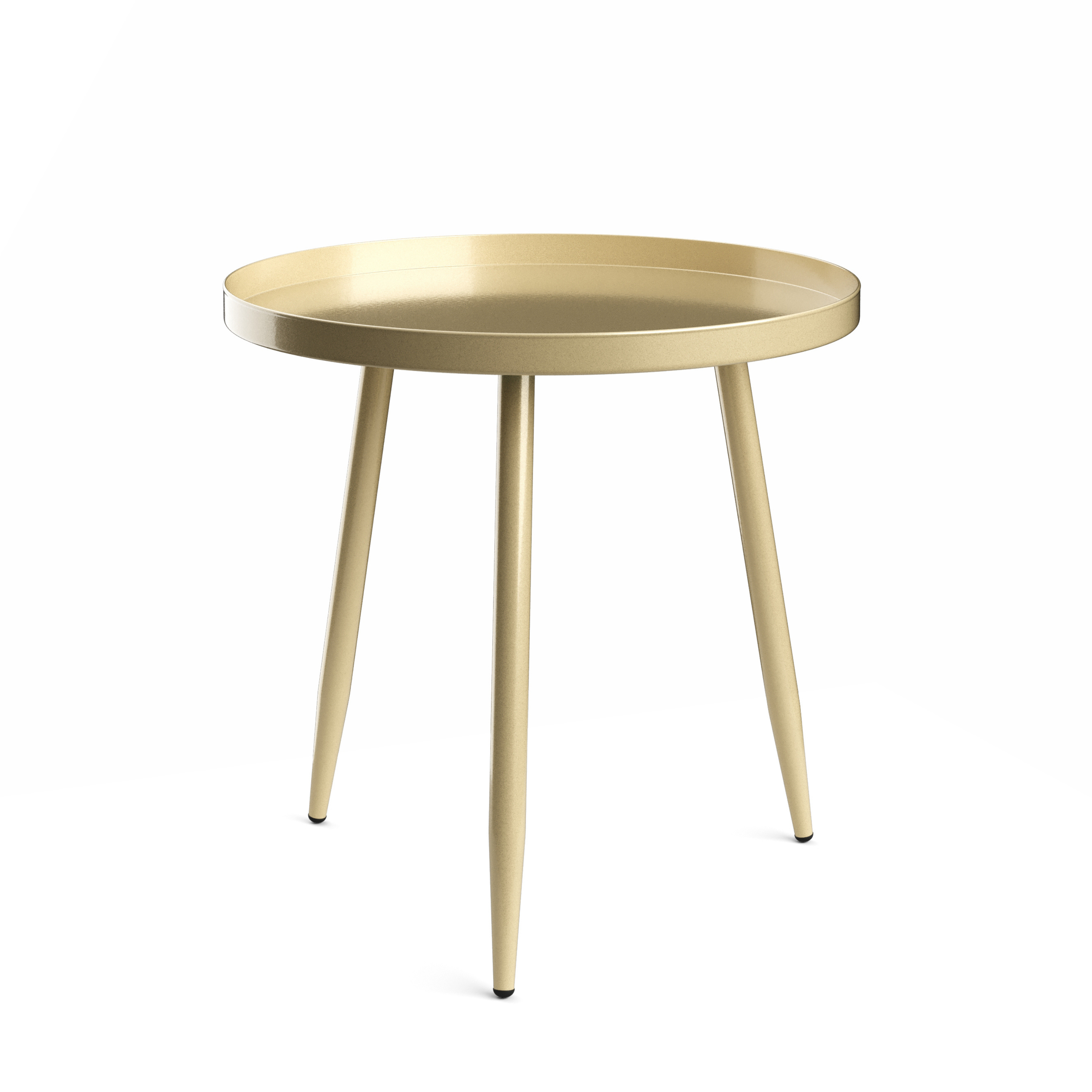 Beistelltisch RACHEL rund 43 x 46 cm gold