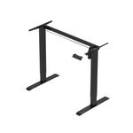 Stehpult elektrisch BUDGET schwarz 120 x 60 cm Gestell ohne Tischplatte