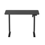 Stehpult elektrisch BUDGET schwarz 120 x 60 cm Vorderseite hoch