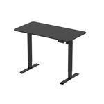 Stehpult elektrisch BUDGET schwarz 120 x 60 cm schräge Ansicht