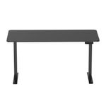 Stehpult elektrisch BUDGET schwarz 120 x 60 cm Vorderseite