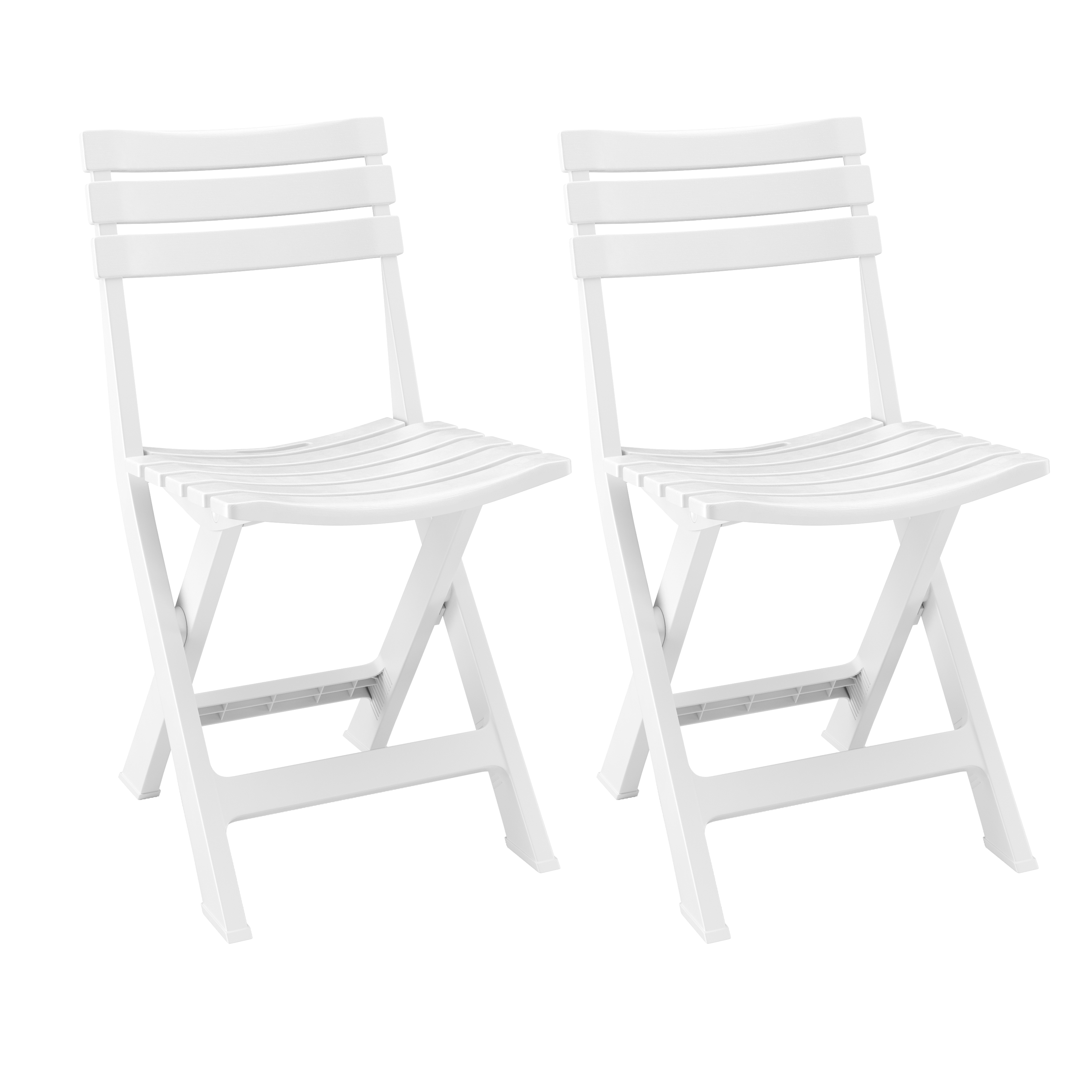 Gartenstuhl MARCO klappbar 2er Set weiss
